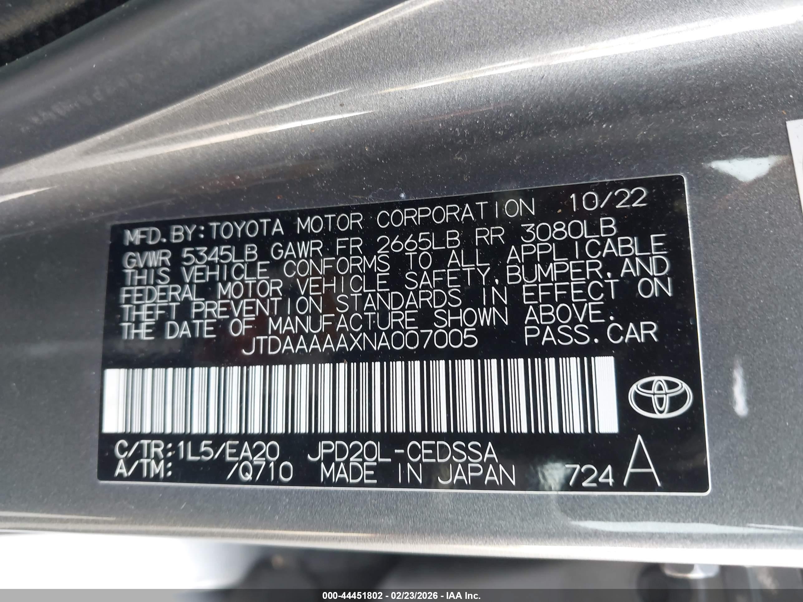 TOYOTA MIRAI image 9
