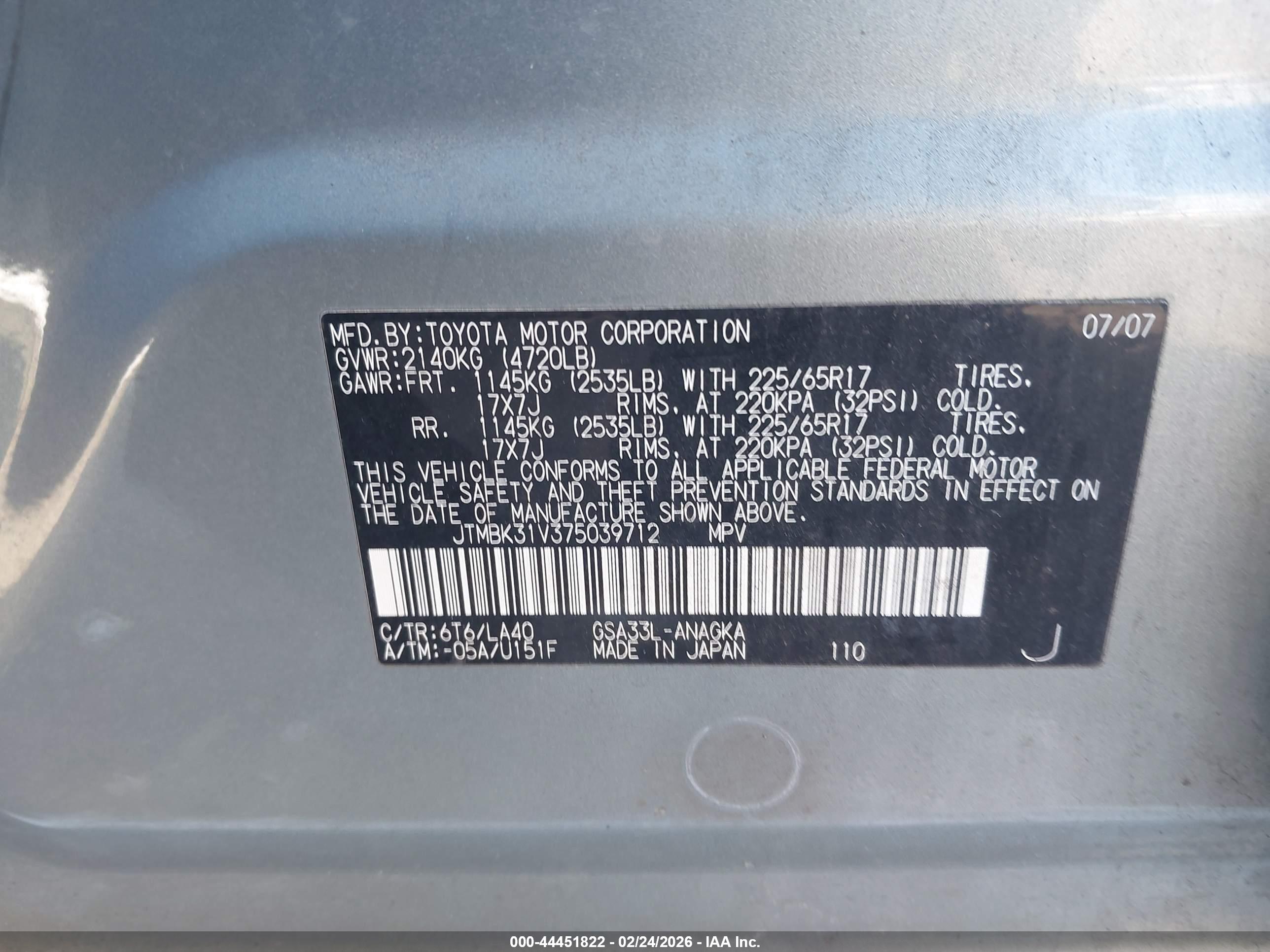 TOYOTA RAV4 image 9