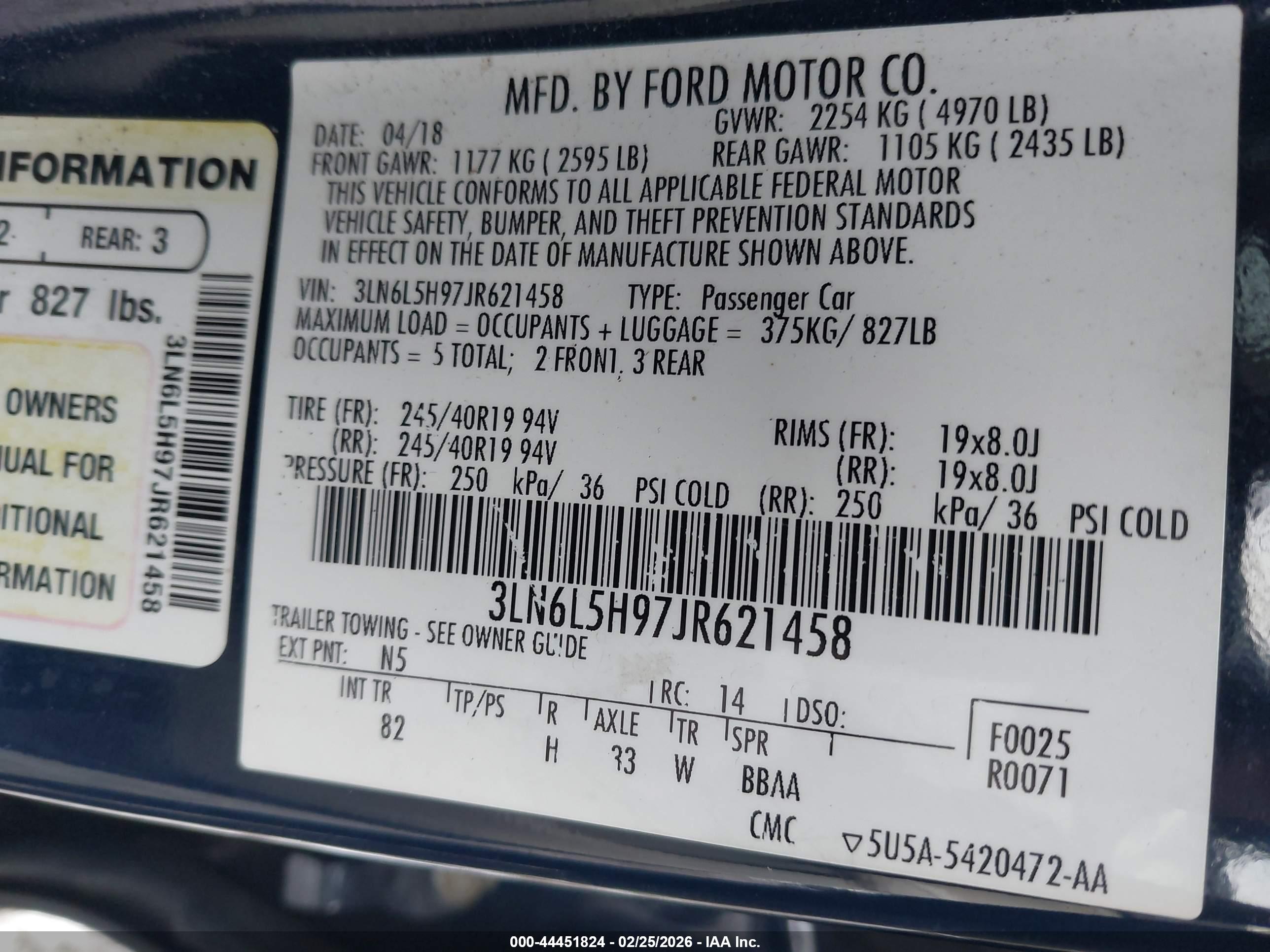LINCOLN MKZ image 9