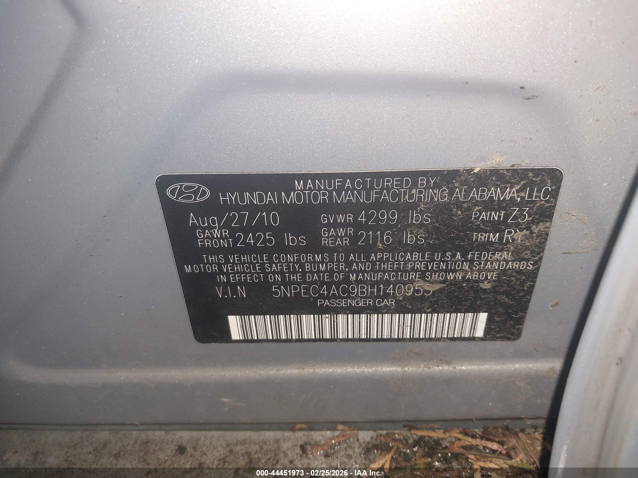 HYUNDAI SONATA image 9