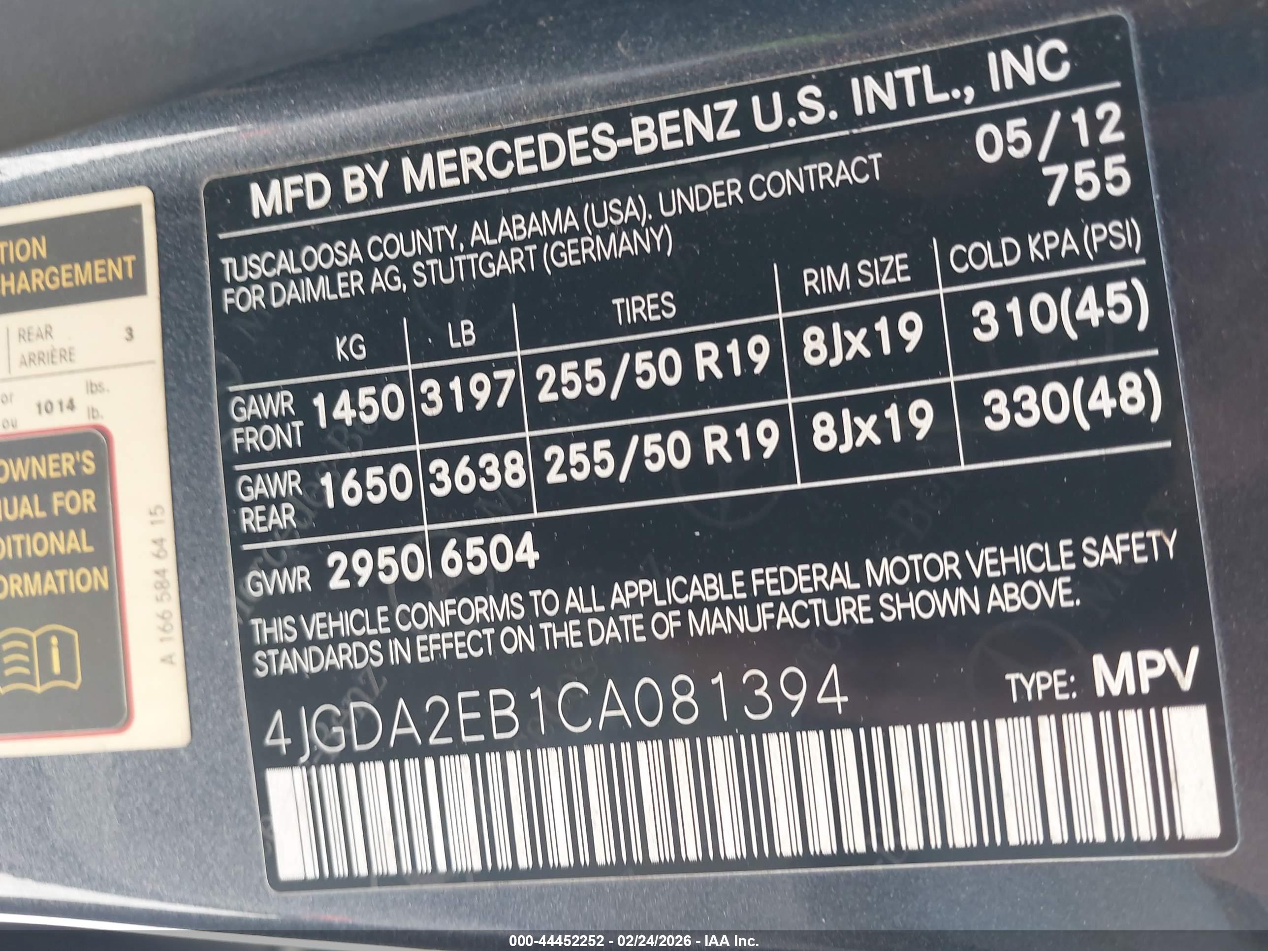 MERCEDES-BENZ ML image 9