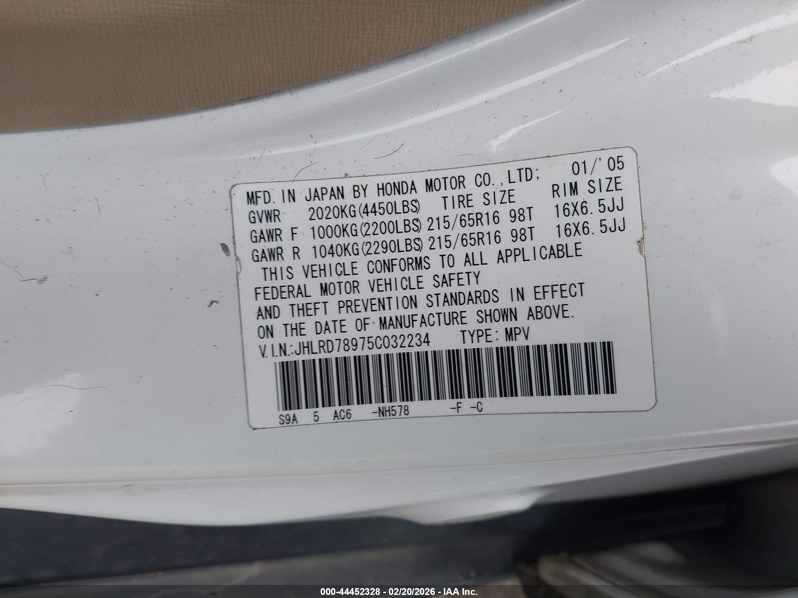 HONDA CR-V image 9