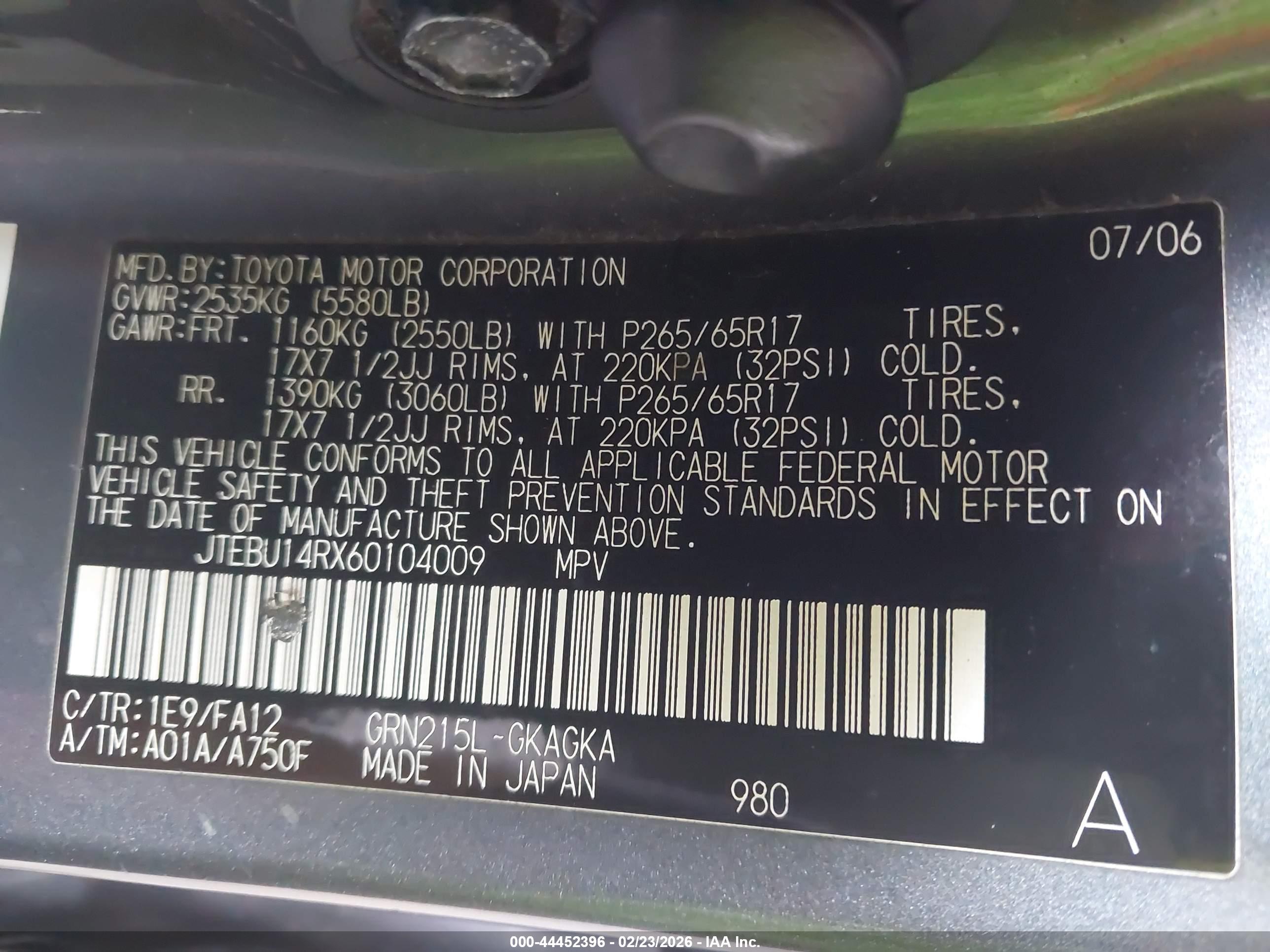 TOYOTA 4RUNNER image 9