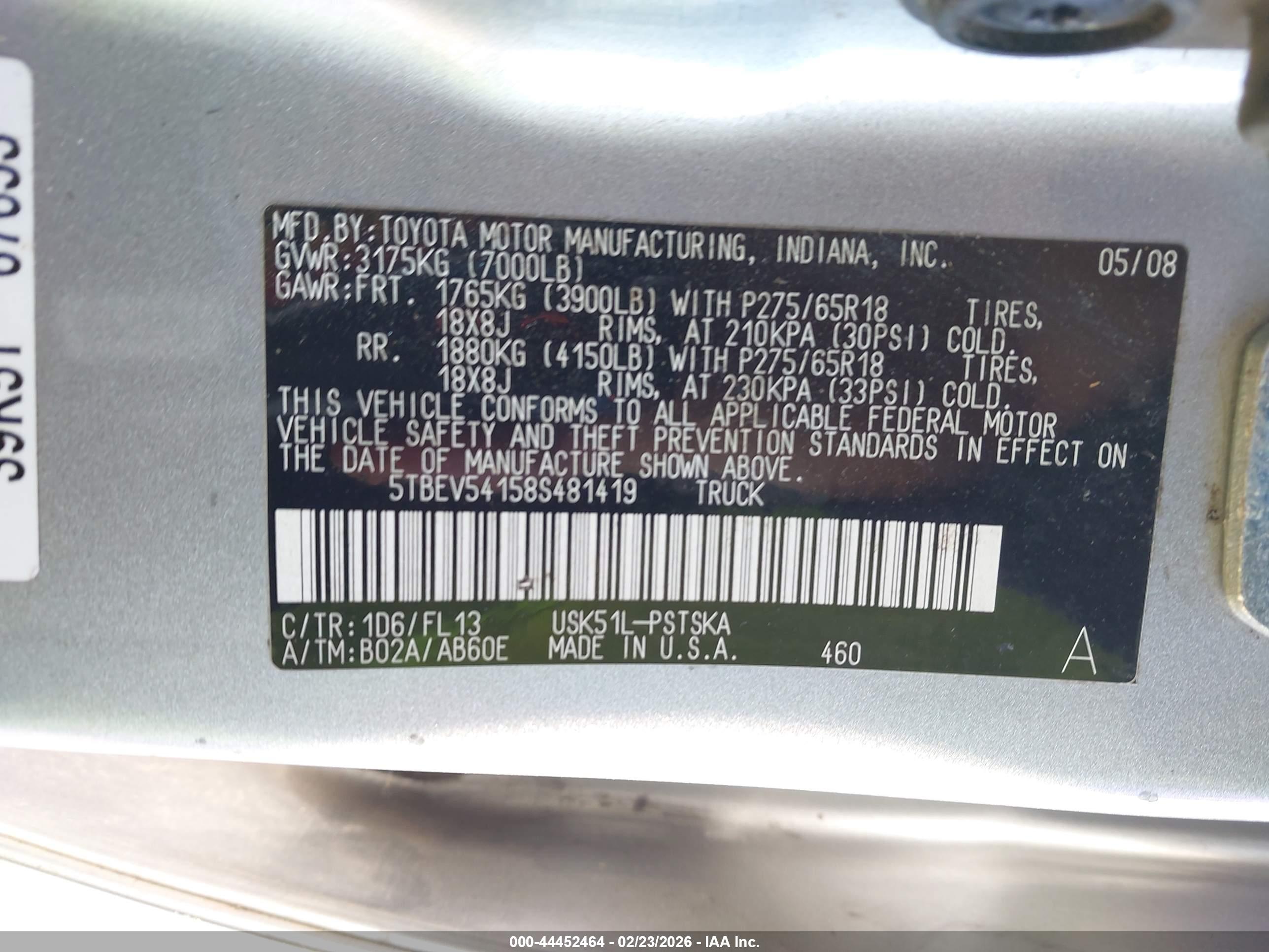 TOYOTA TUNDRA image 9