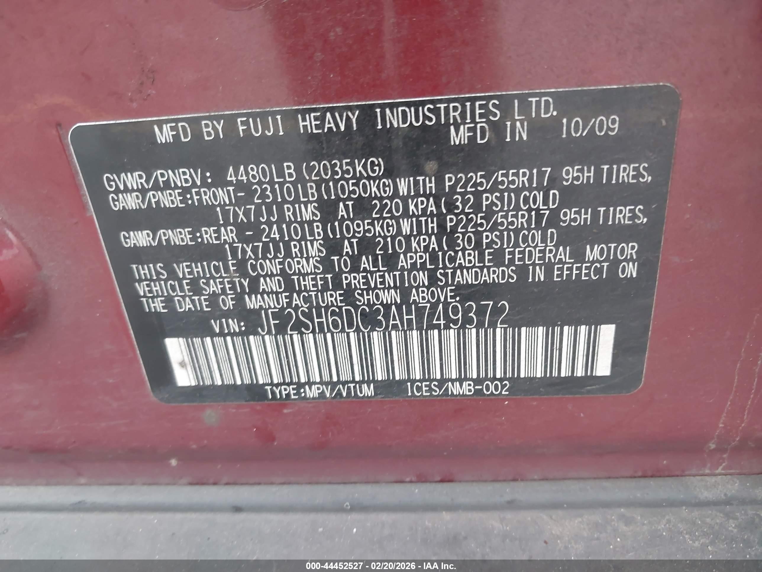 SUBARU FORESTER image 9