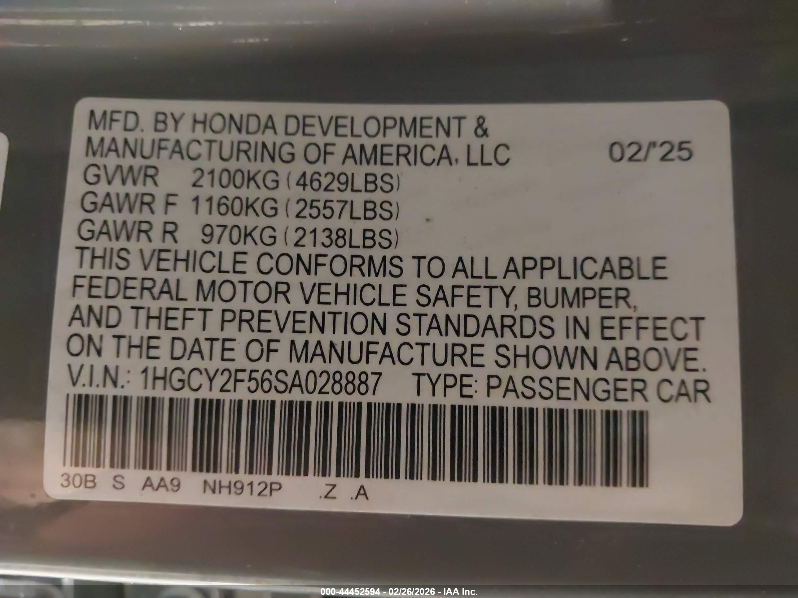 HONDA ACCORD image 9