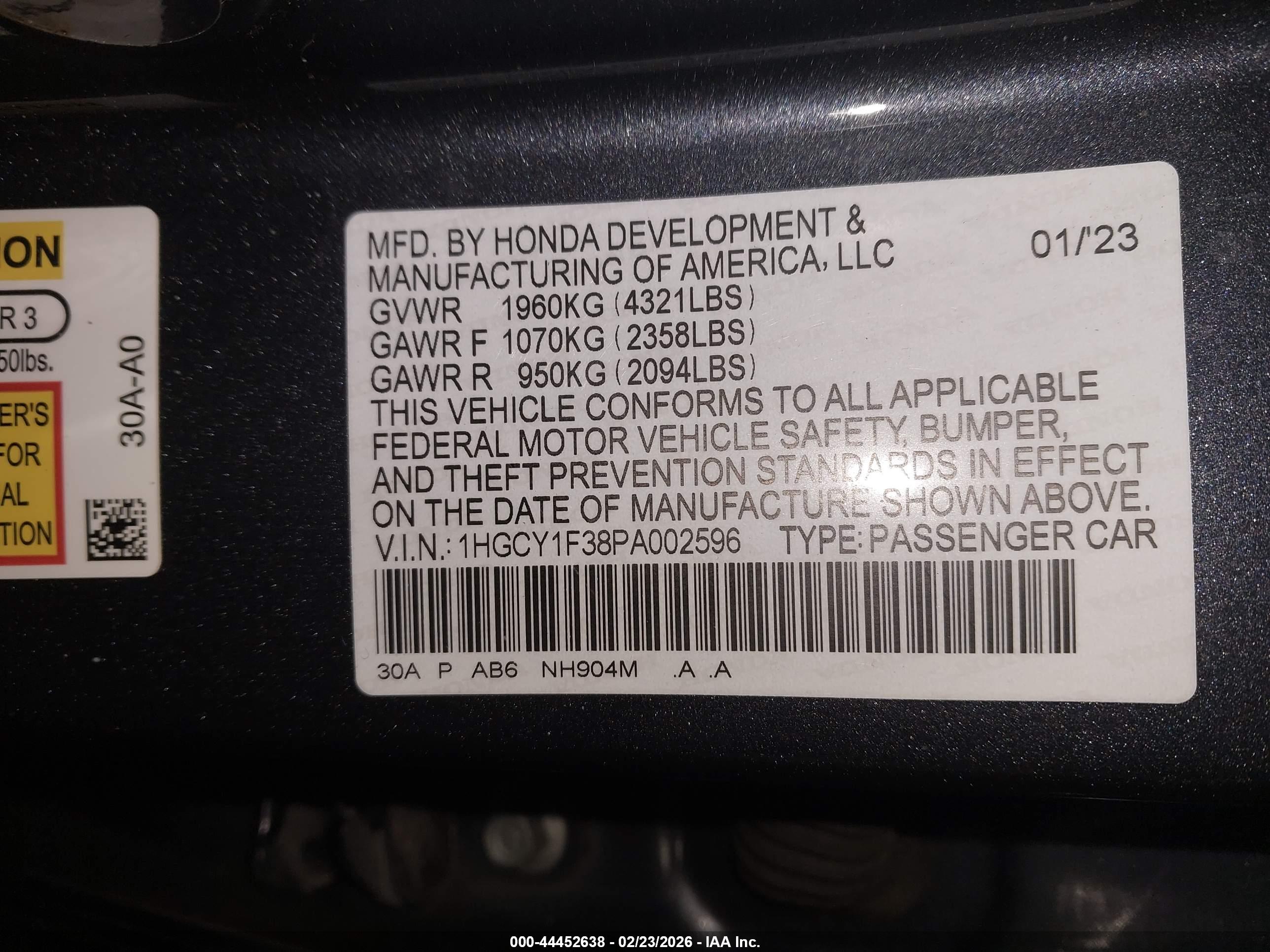 HONDA ACCORD image 9