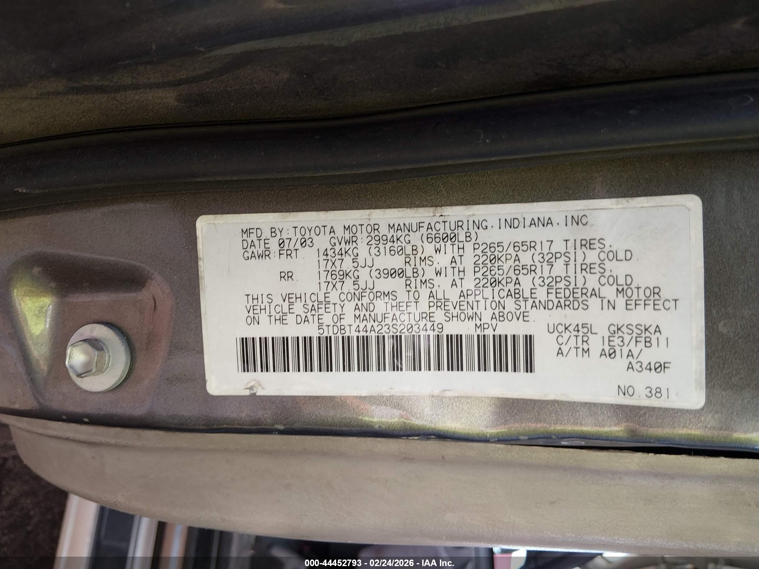 TOYOTA SEQUOIA image 9