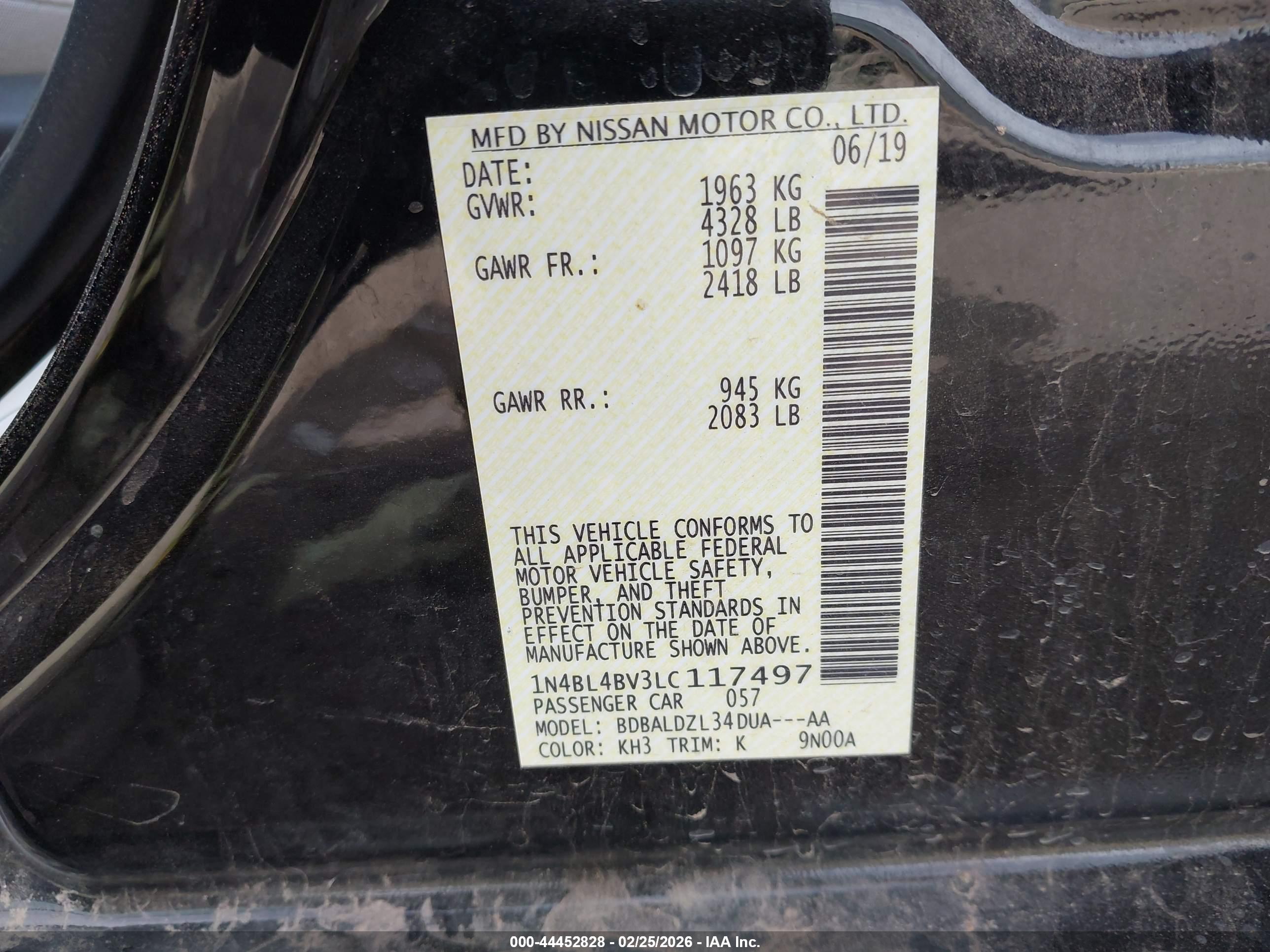 NISSAN ALTIMA image 9