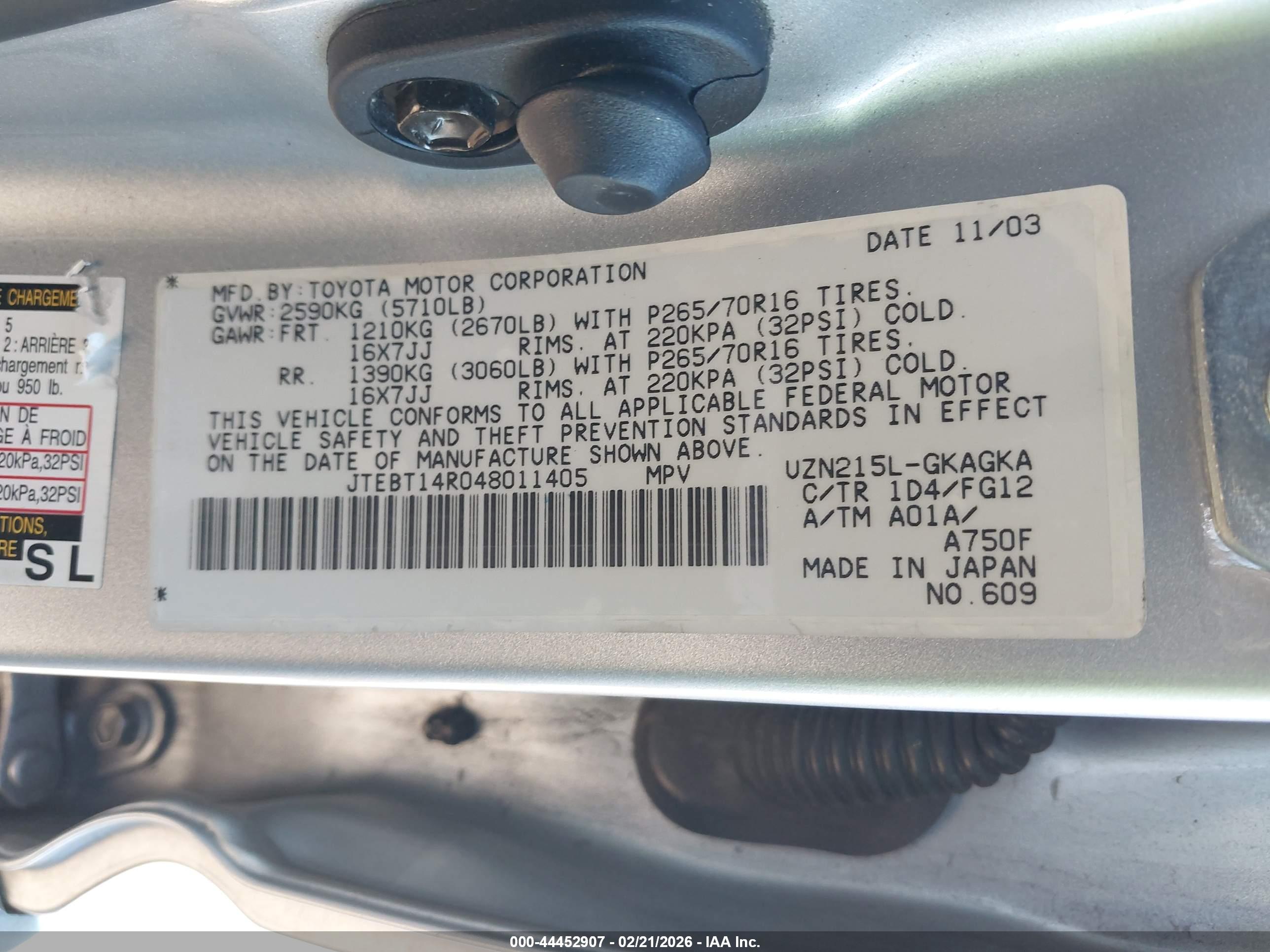 TOYOTA 4RUNNER image 9