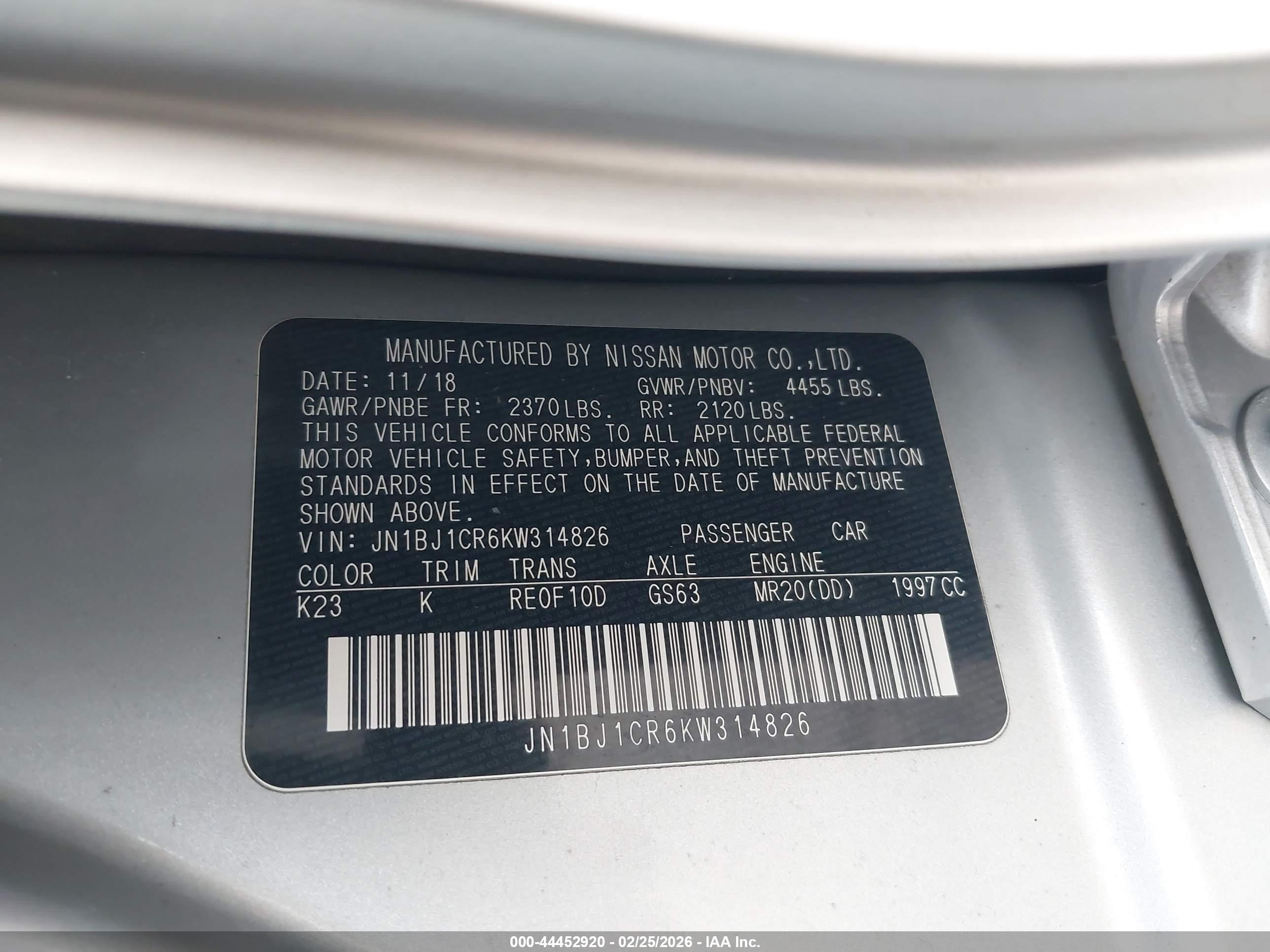 NISSAN ROGUE image 9