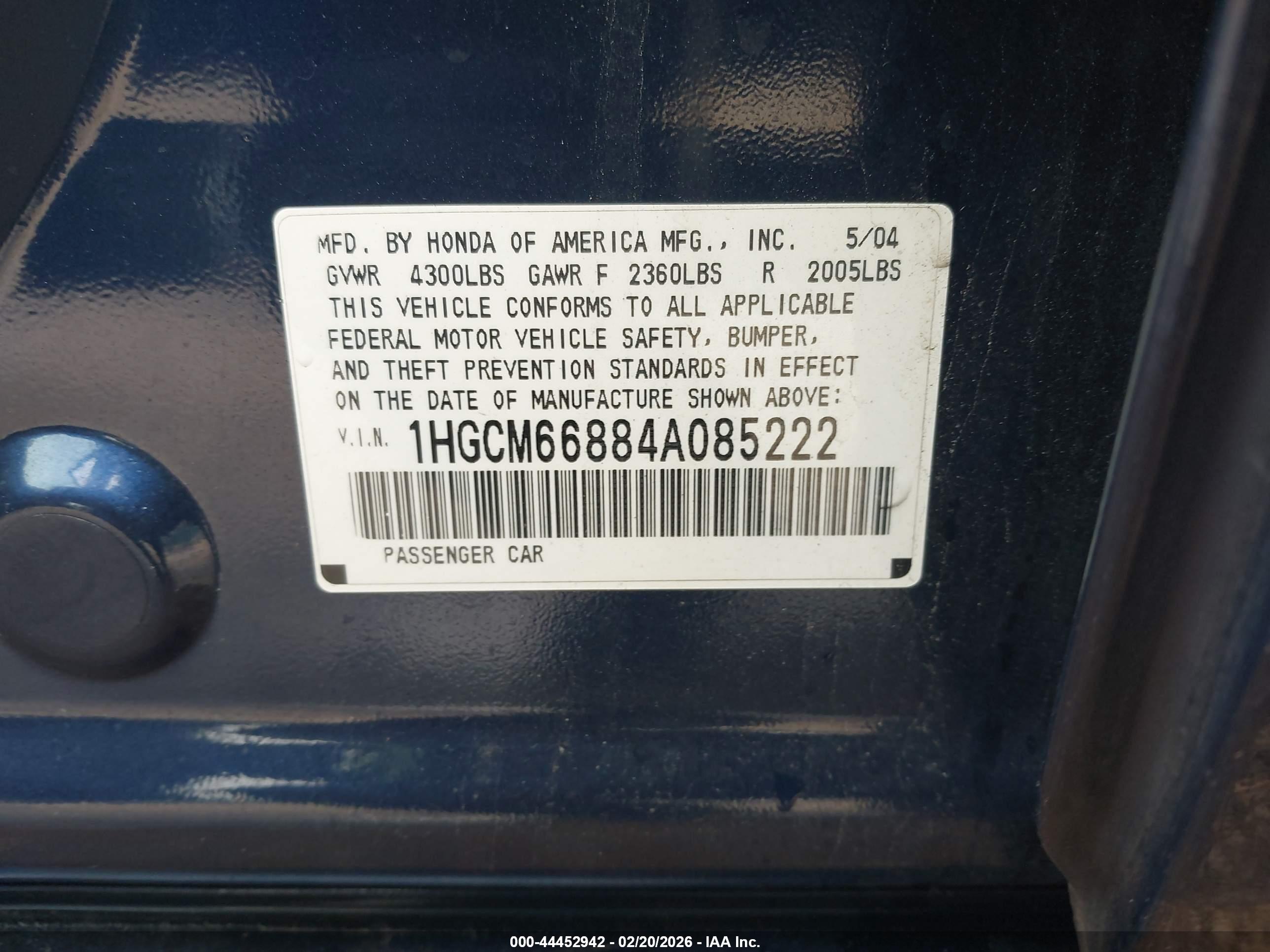 HONDA ACCORD image 9