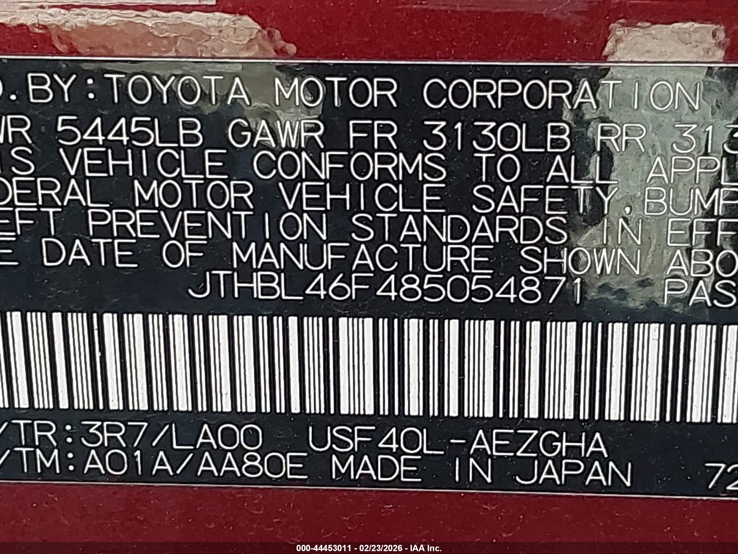 LEXUS LS image 9