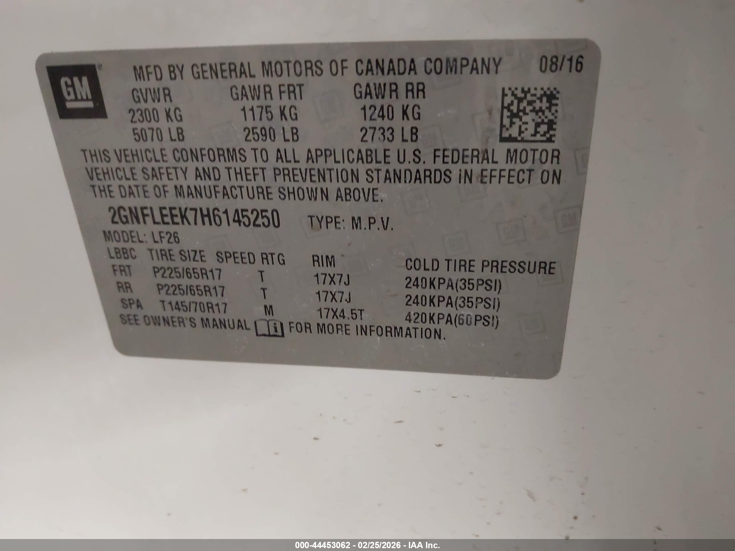 CHEVROLET EQUINOX image 9