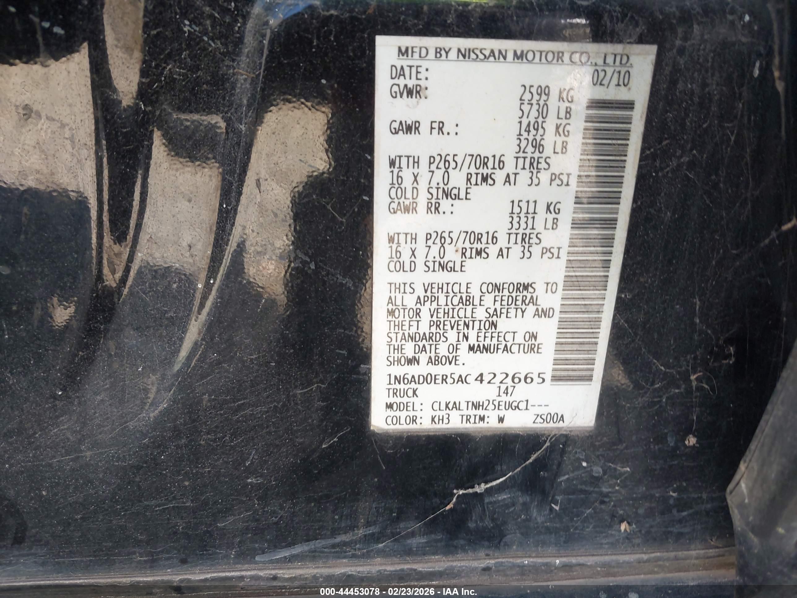 NISSAN FRONTIER image 9