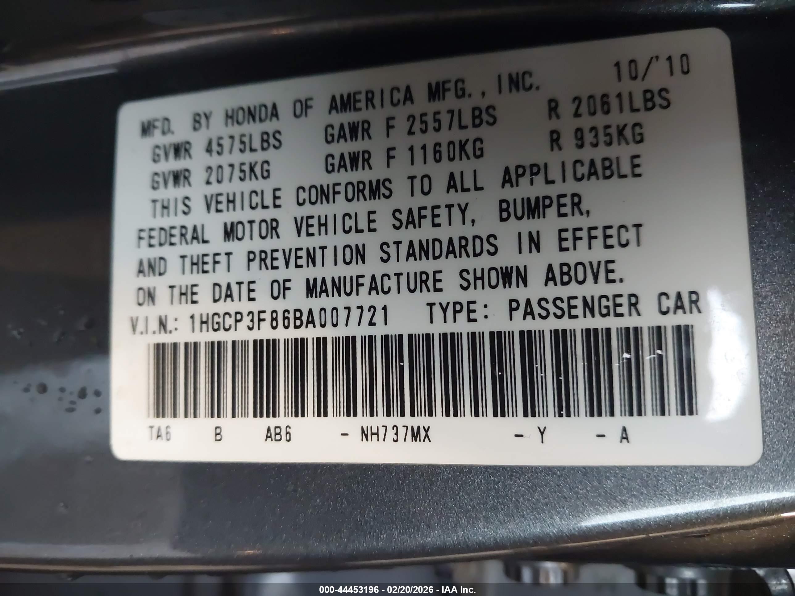 HONDA ACCORD image 9