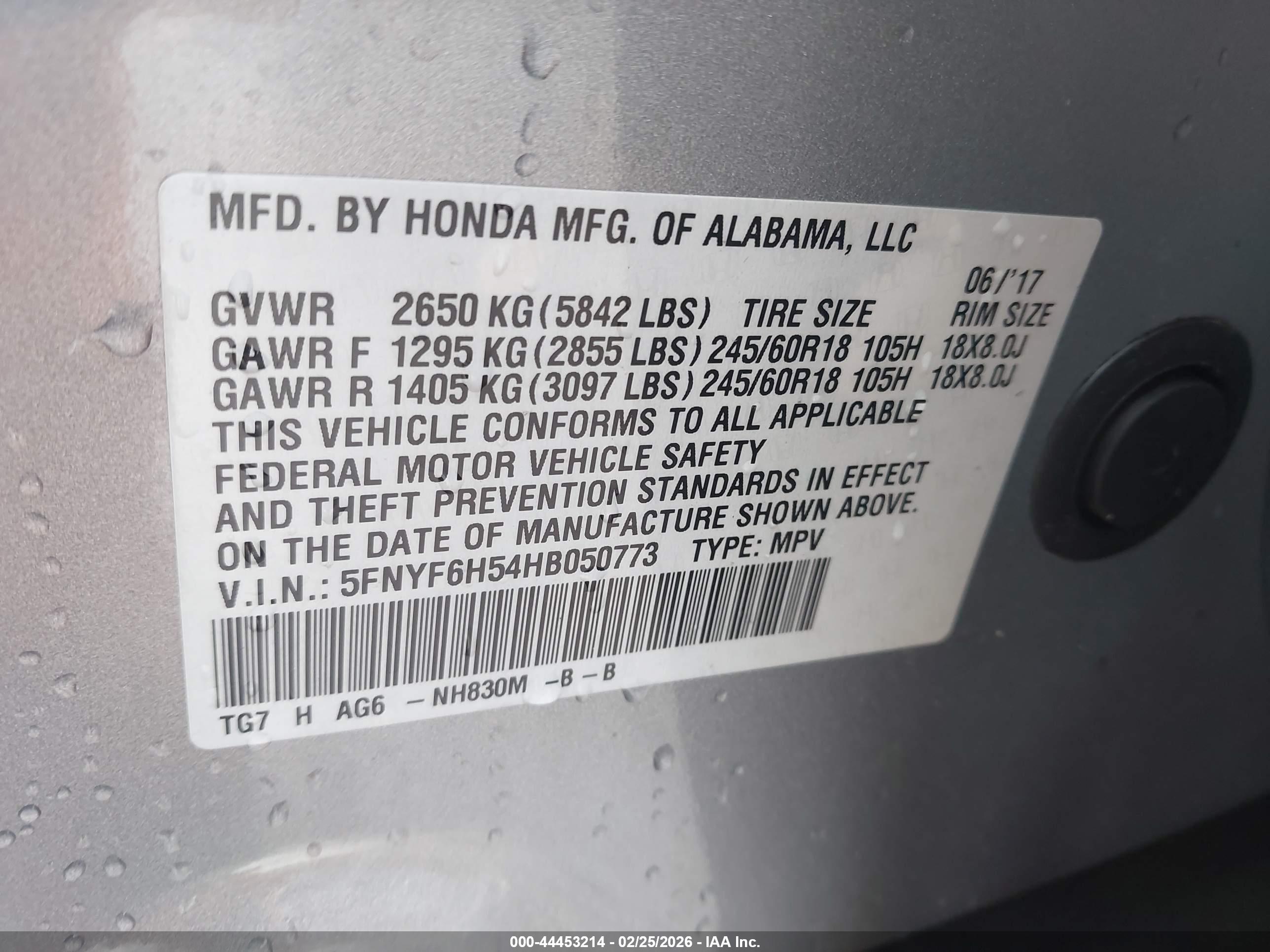 HONDA PILOT image 9