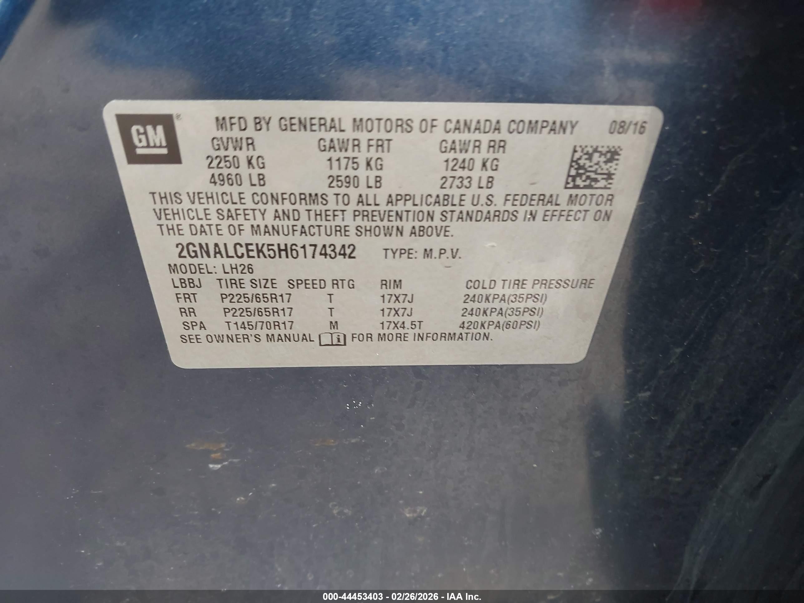 CHEVROLET EQUINOX image 9