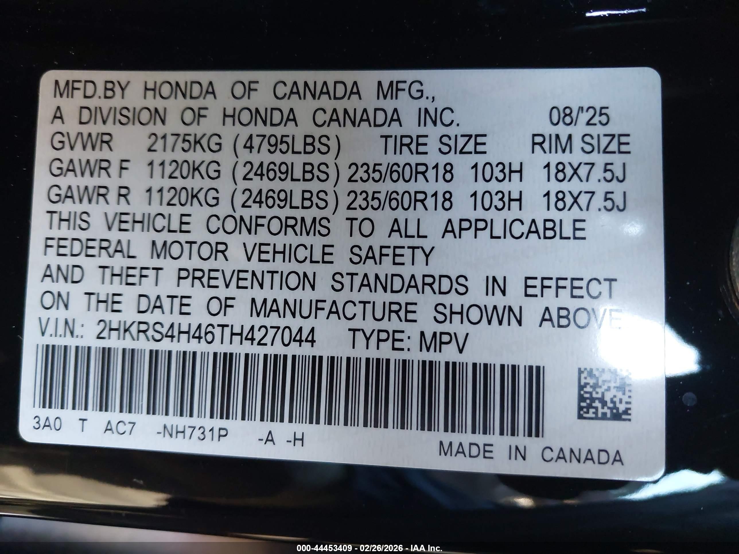 HONDA CR-V image 9
