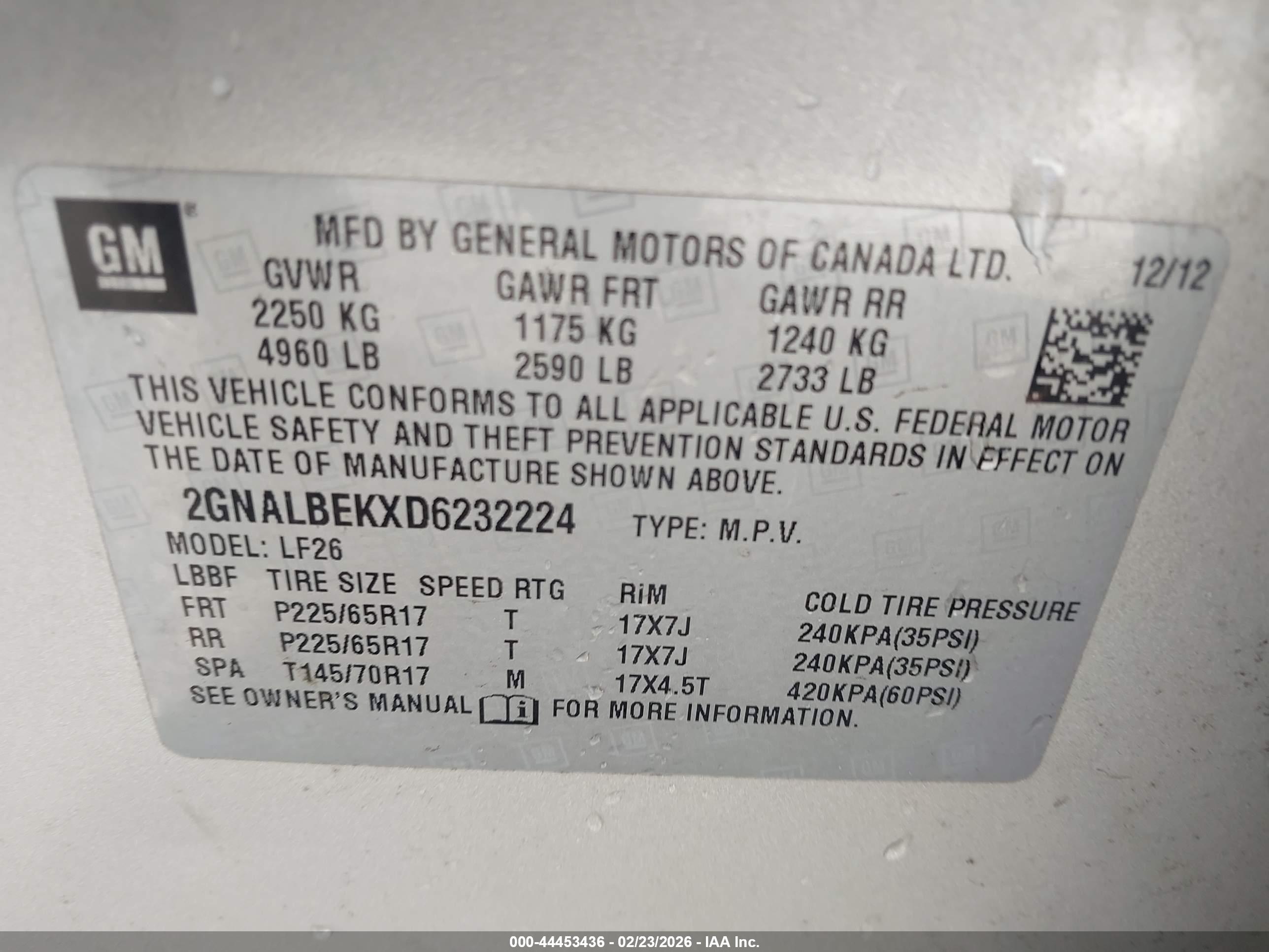 CHEVROLET EQUINOX image 9