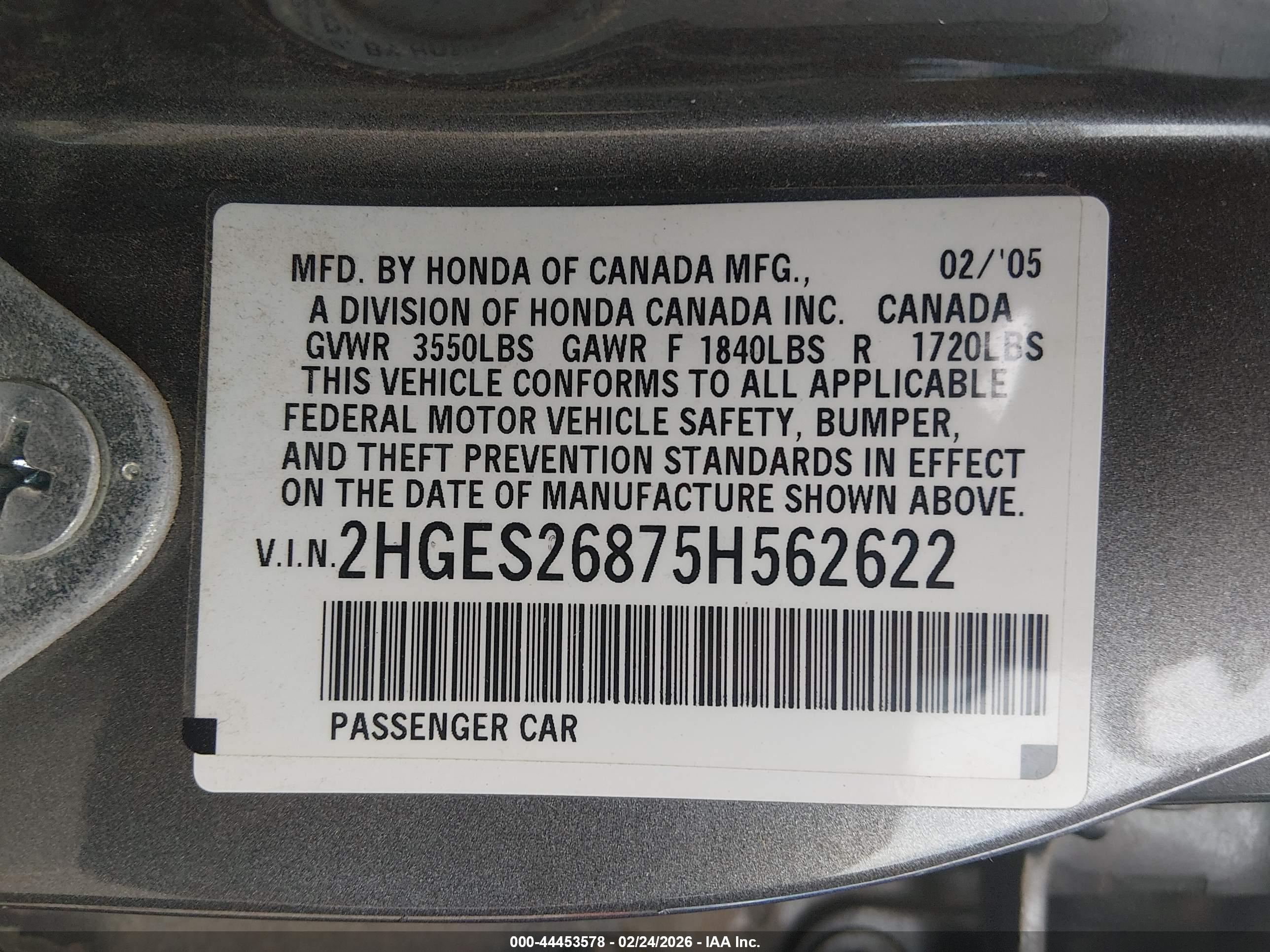 HONDA CIVIC image 9