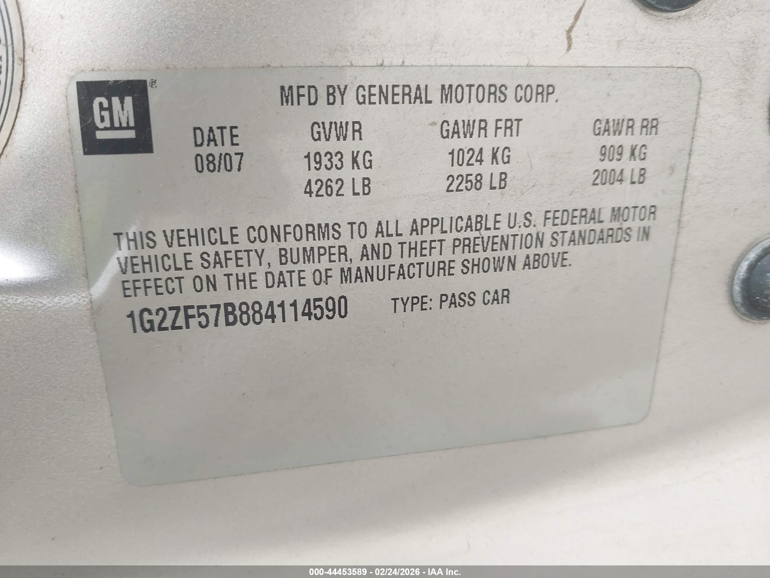 PONTIAC G6 image 9