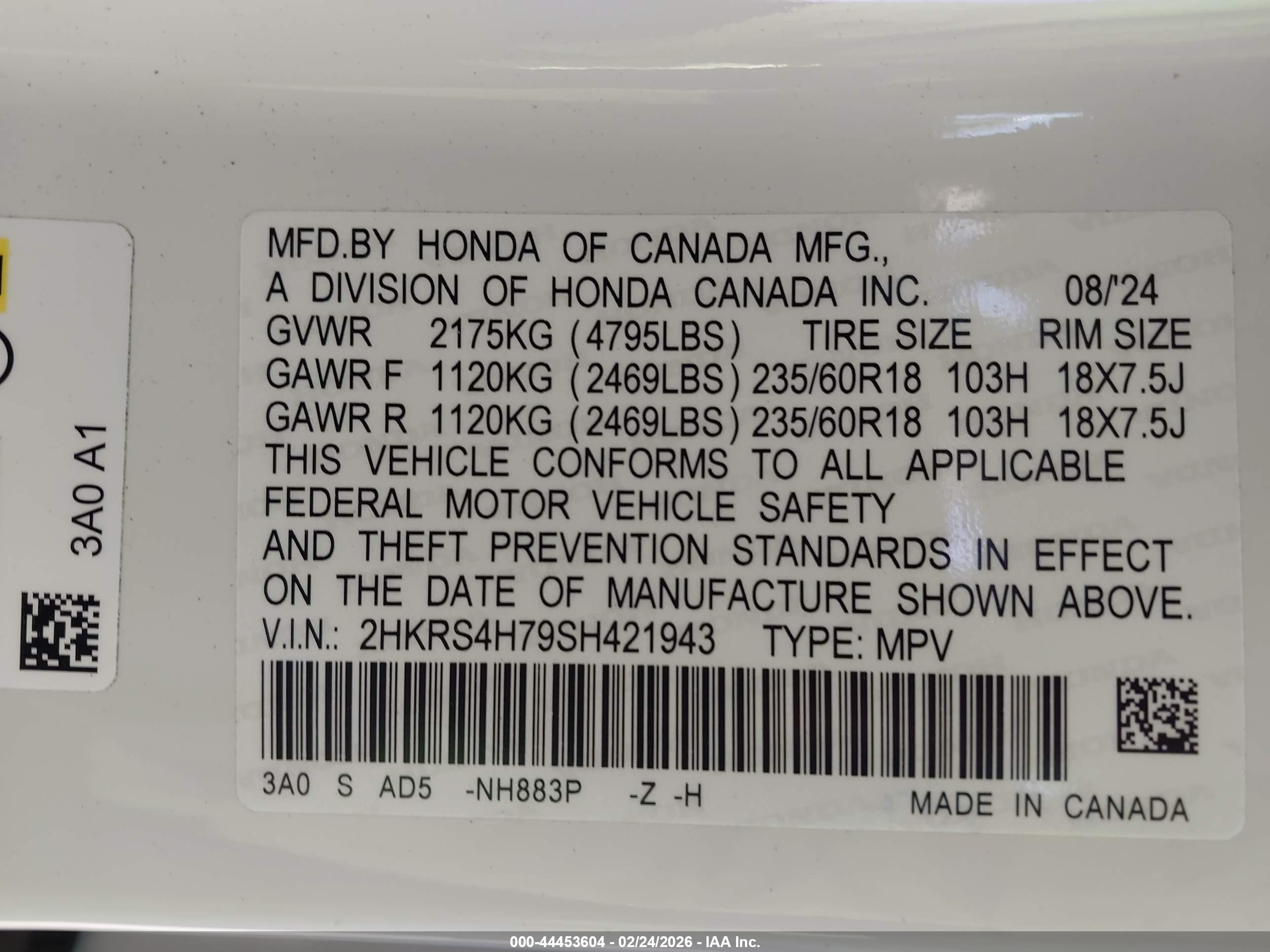 HONDA CR-V image 9
