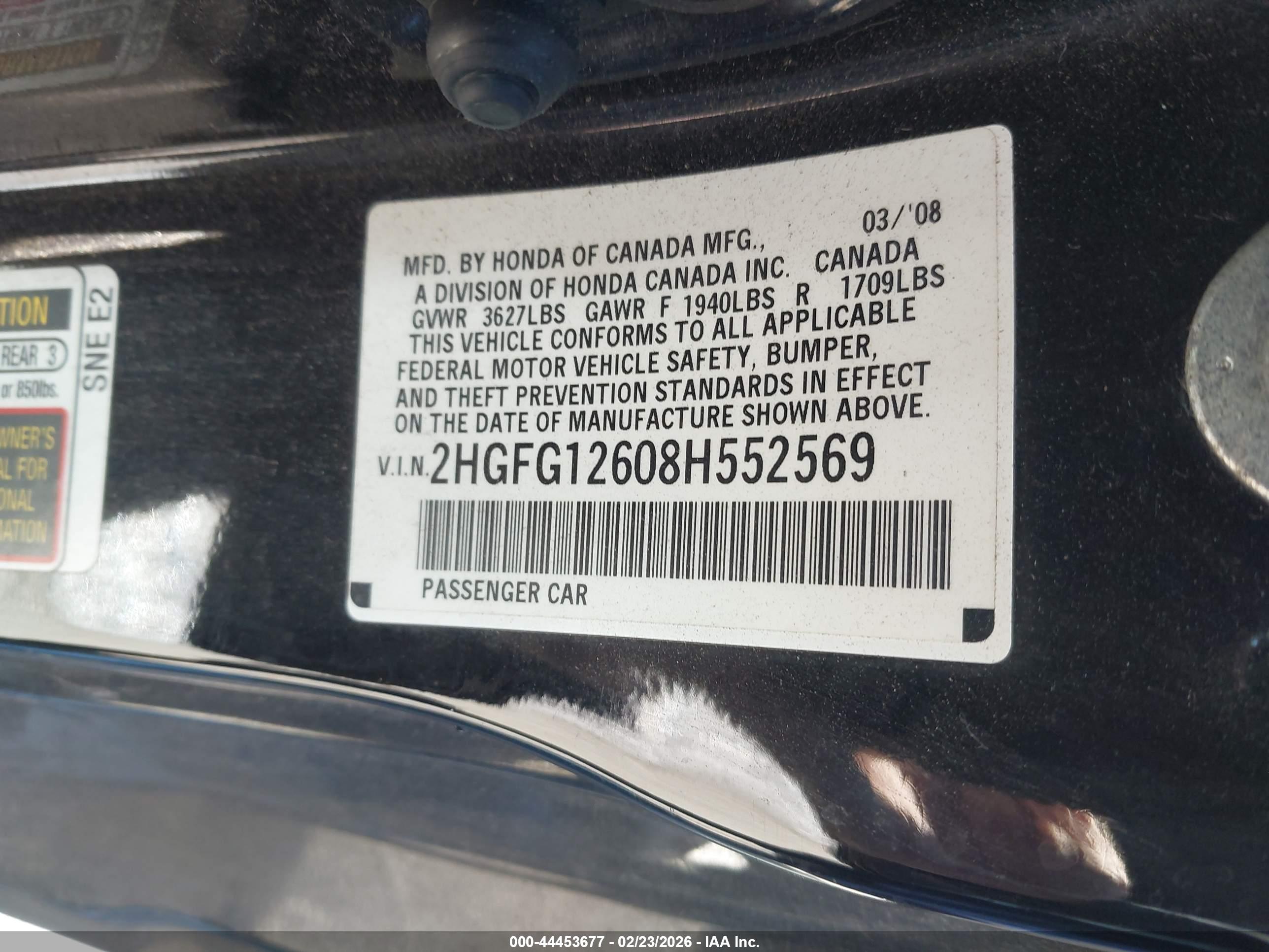 HONDA CIVIC image 9