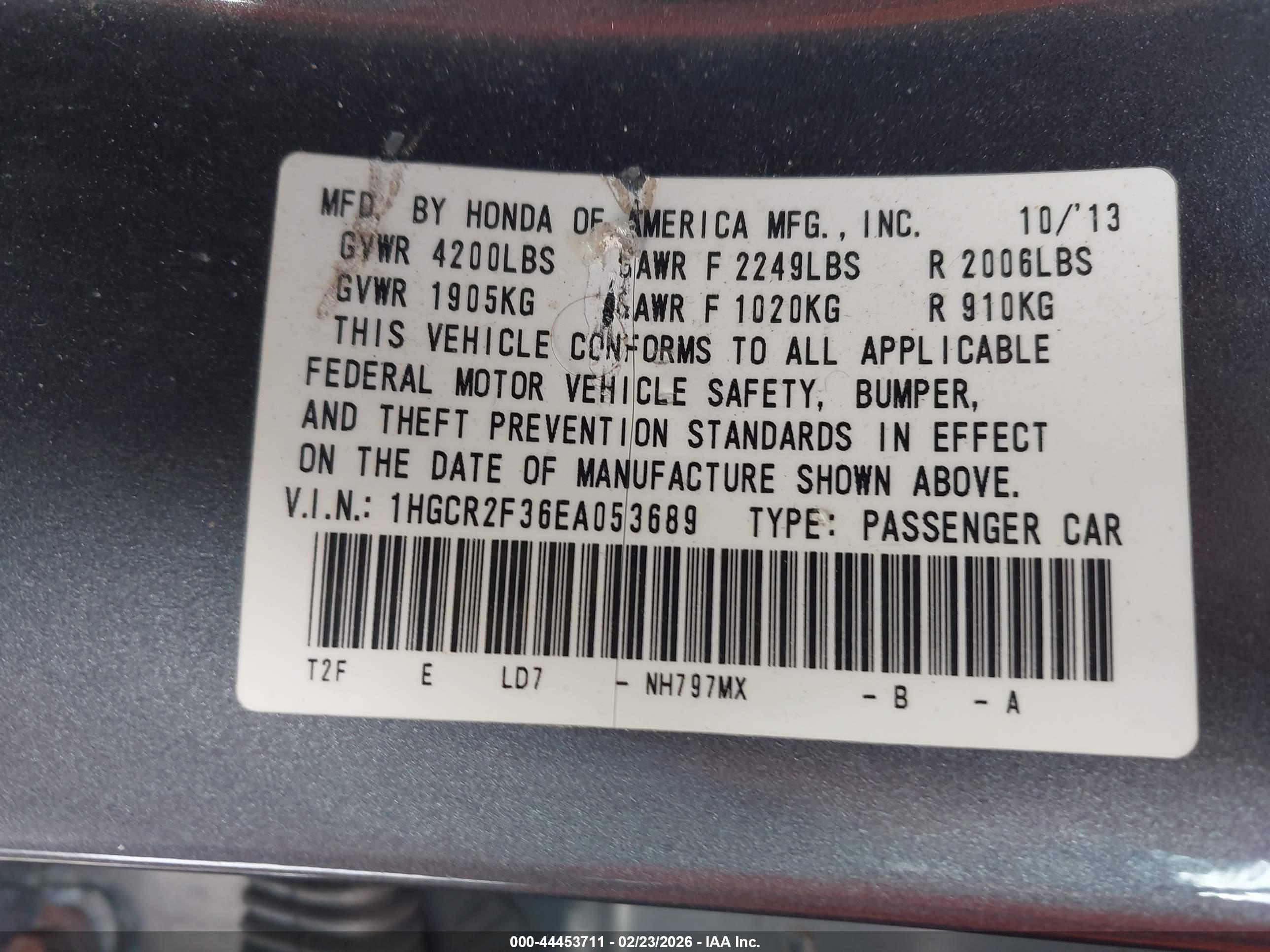 HONDA ACCORD image 9