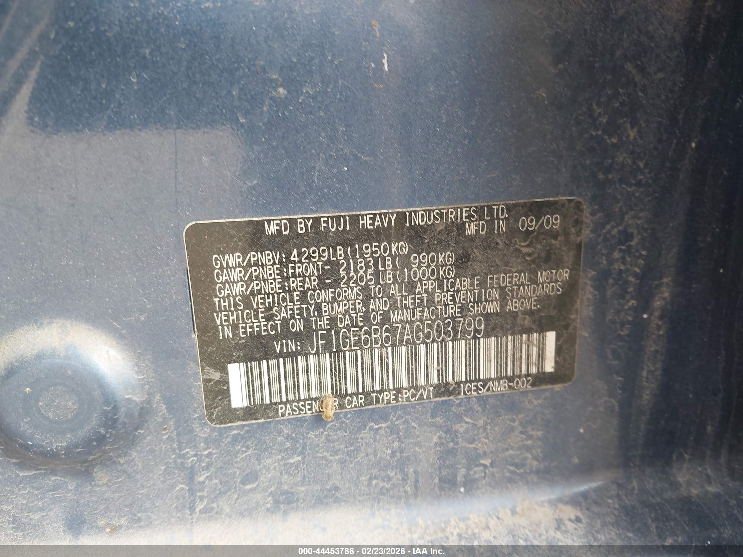 SUBARU IMPREZA image 9