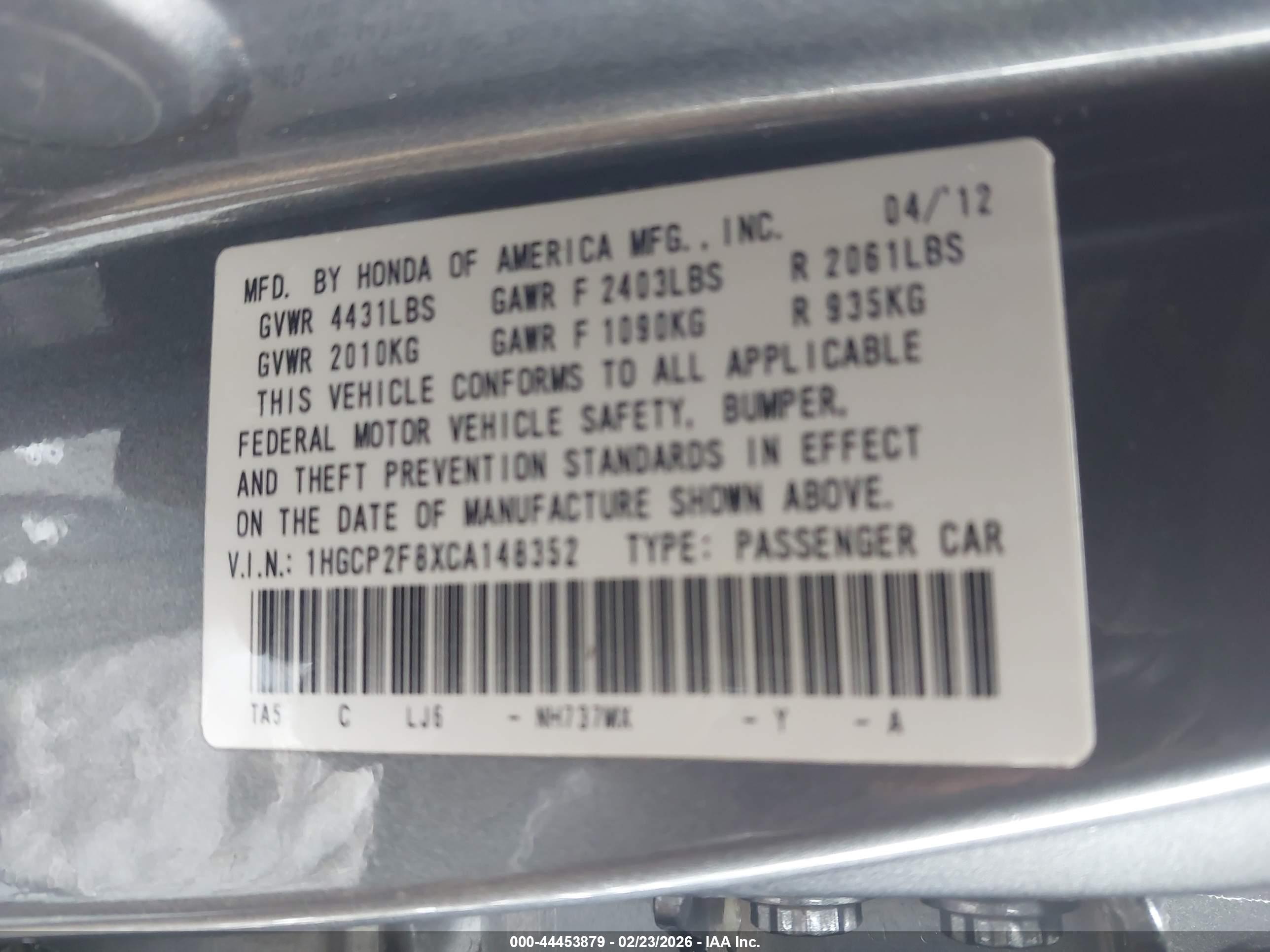 HONDA ACCORD image 9