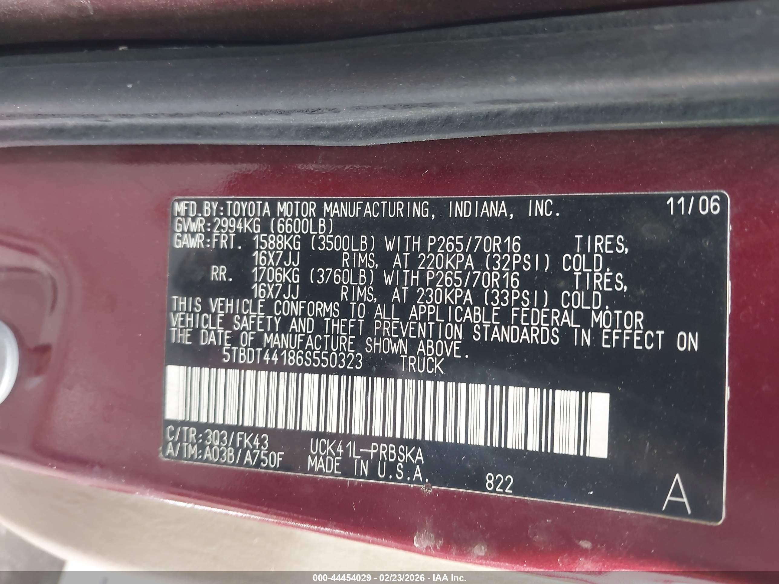 TOYOTA TUNDRA image 9