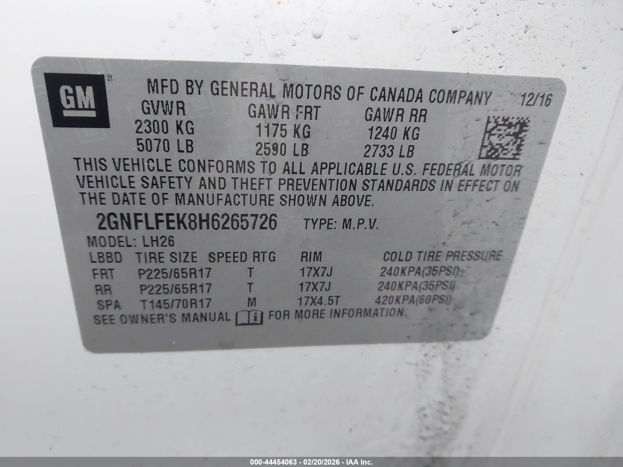 CHEVROLET EQUINOX image 9