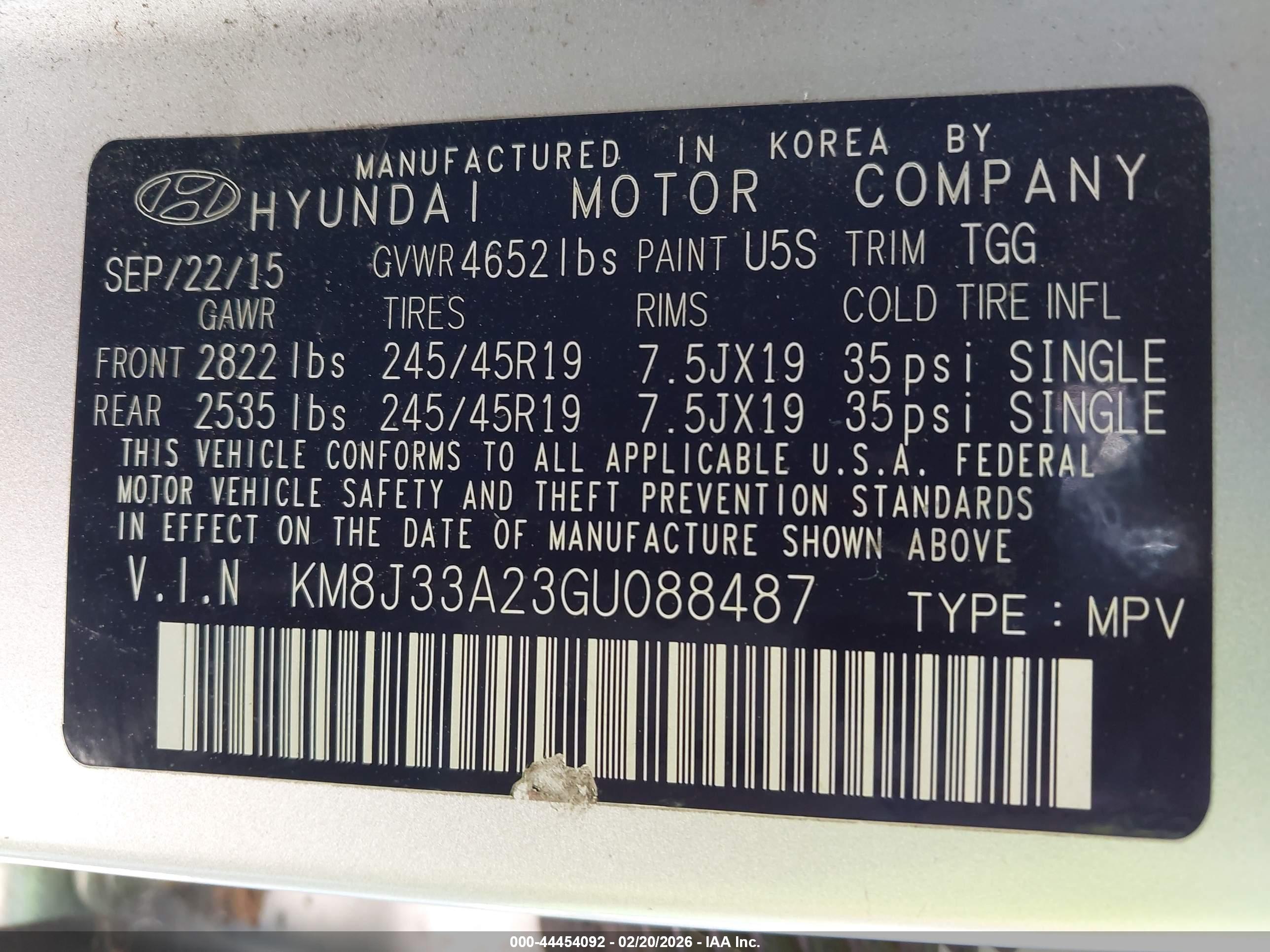 HYUNDAI TUCSON image 9