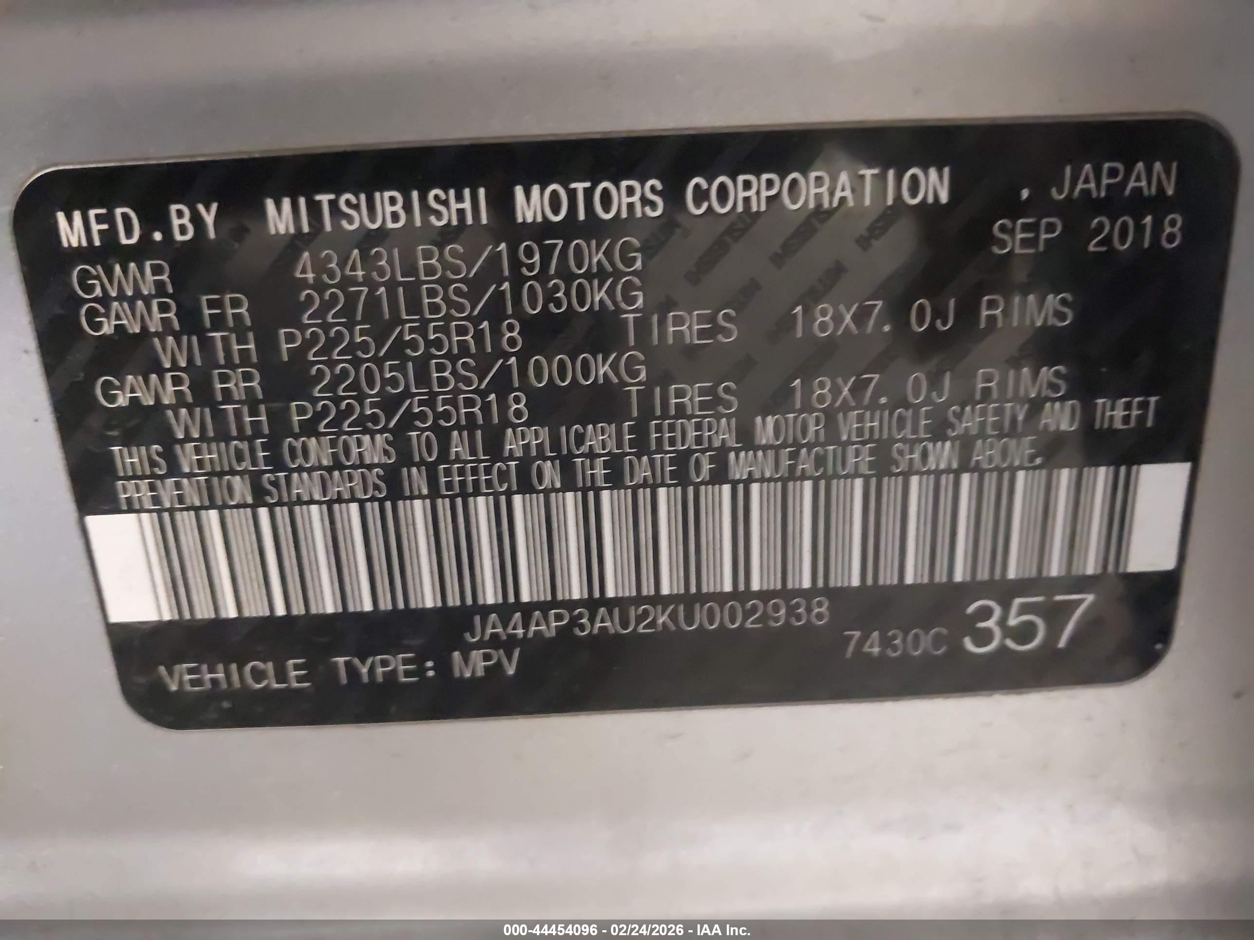 MITSUBISHI OUTLANDER image 9