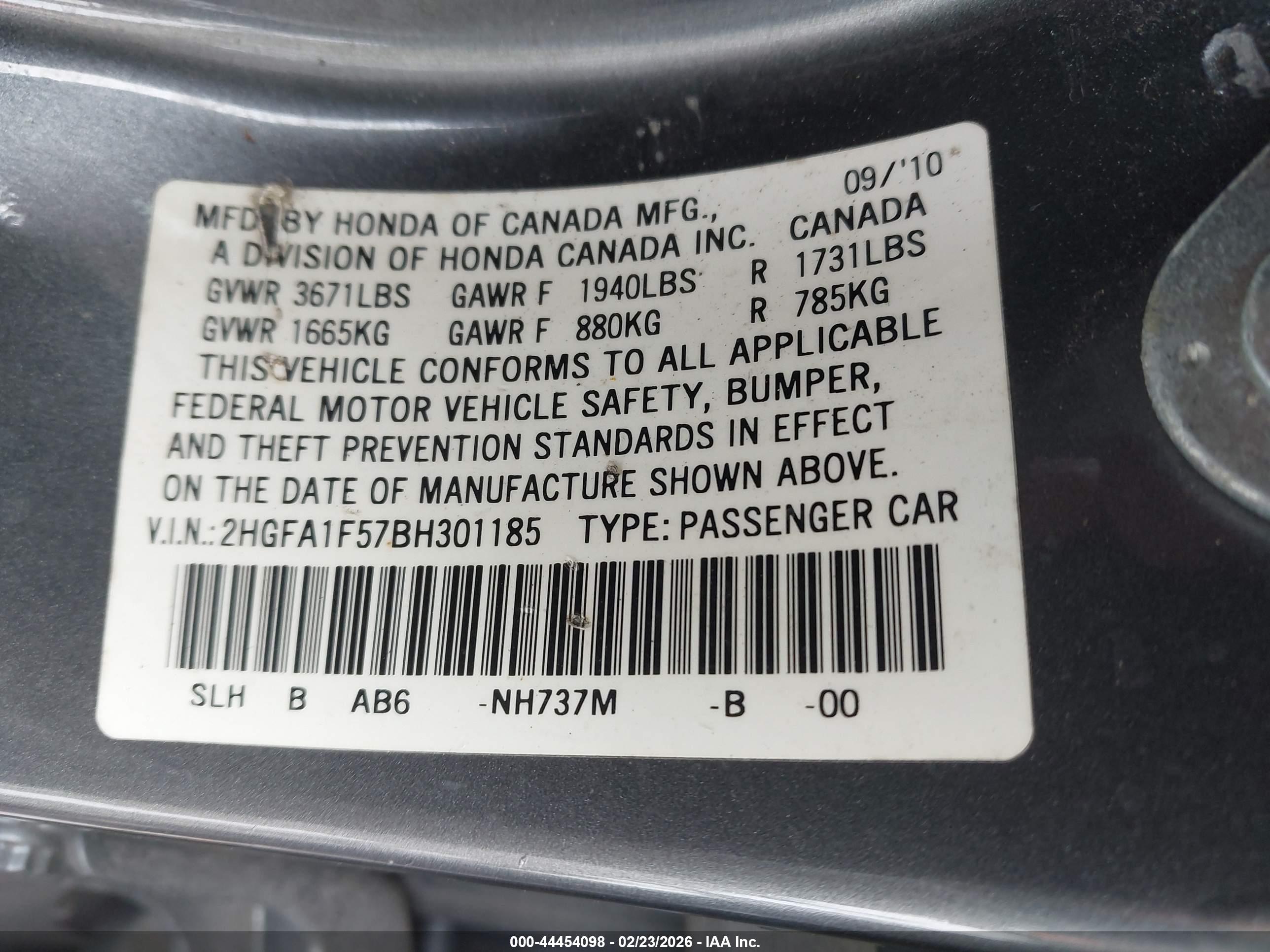 HONDA CIVIC image 9