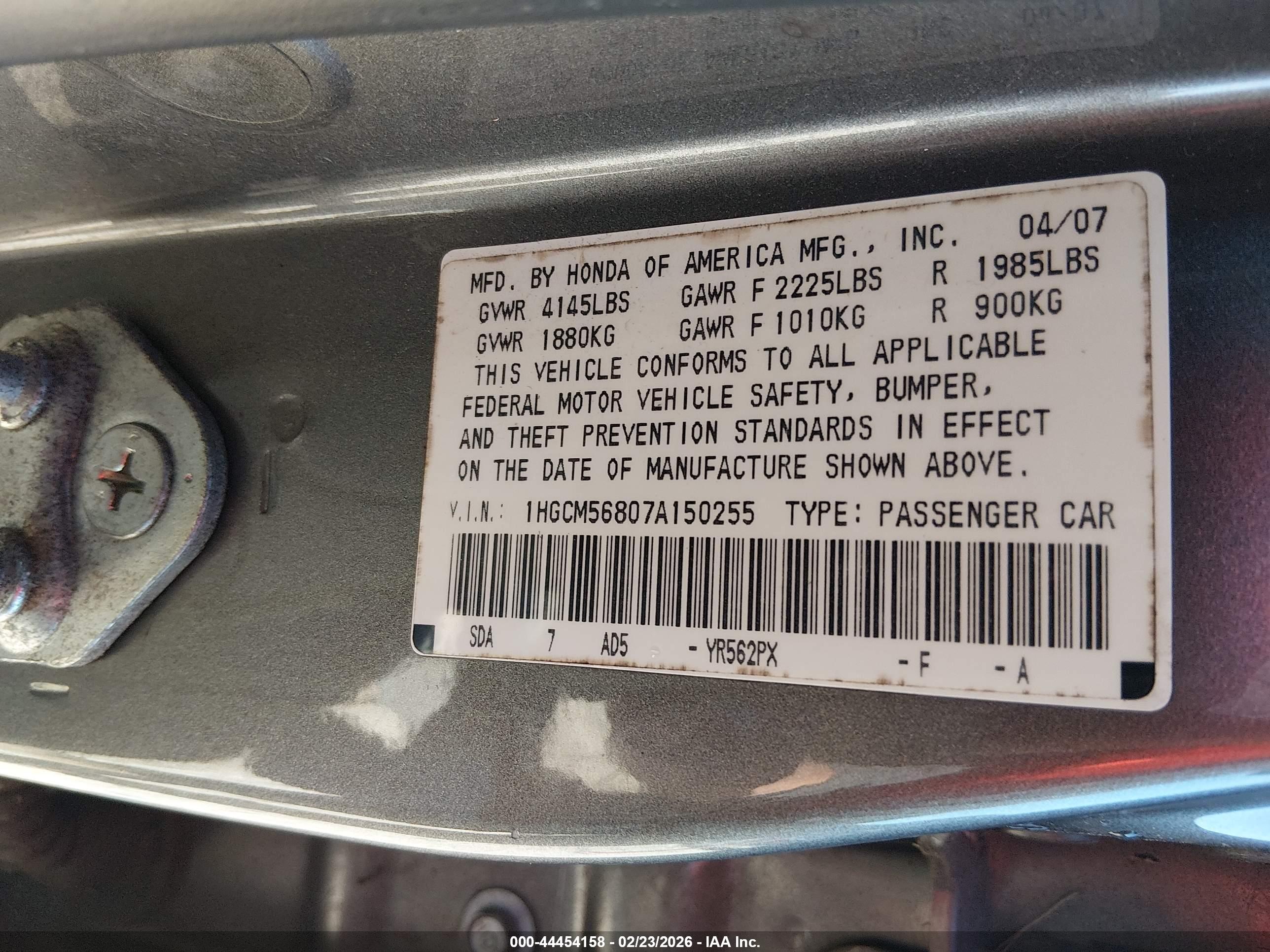 HONDA ACCORD image 9