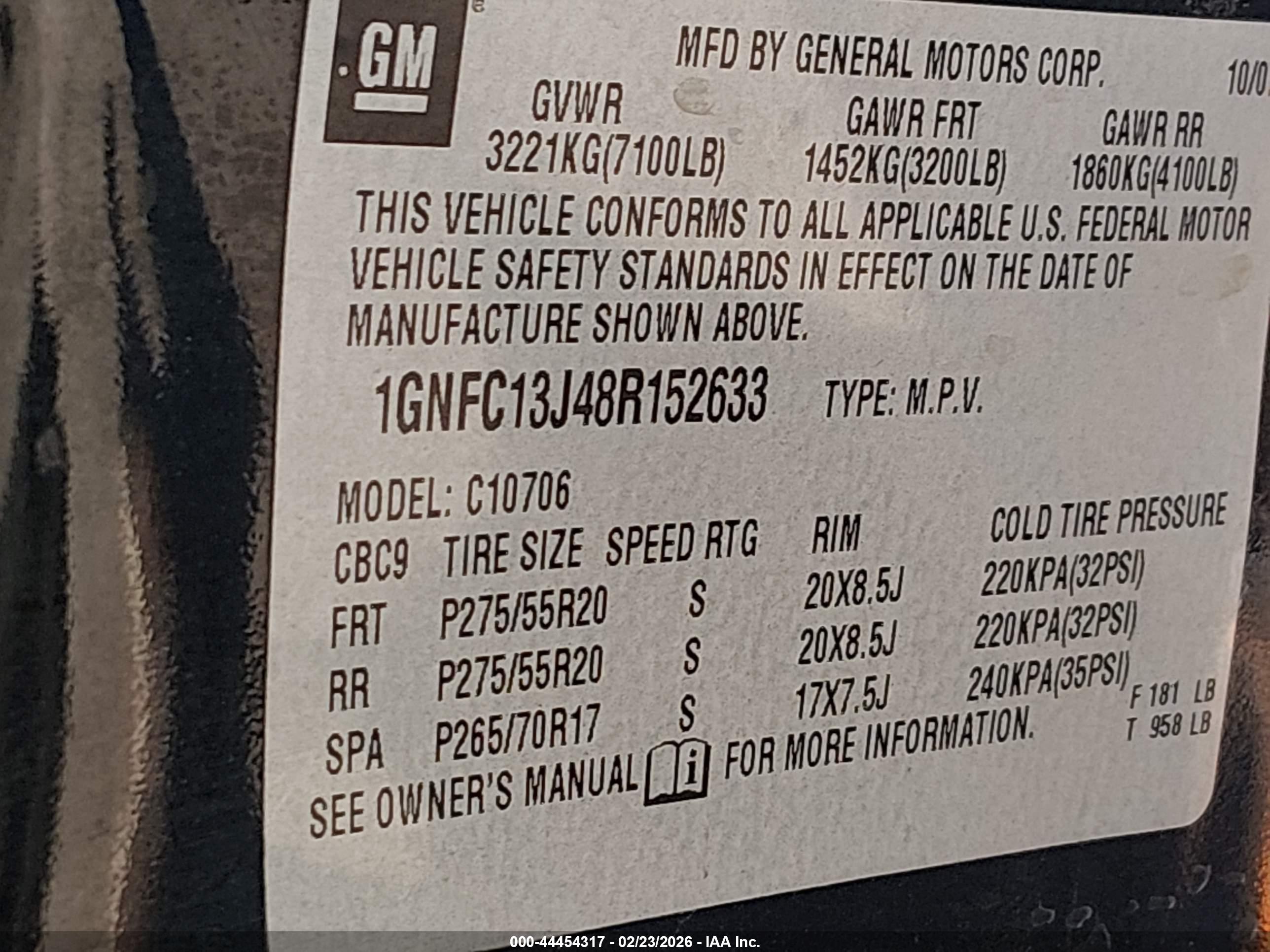 CHEVROLET TAHOE image 9