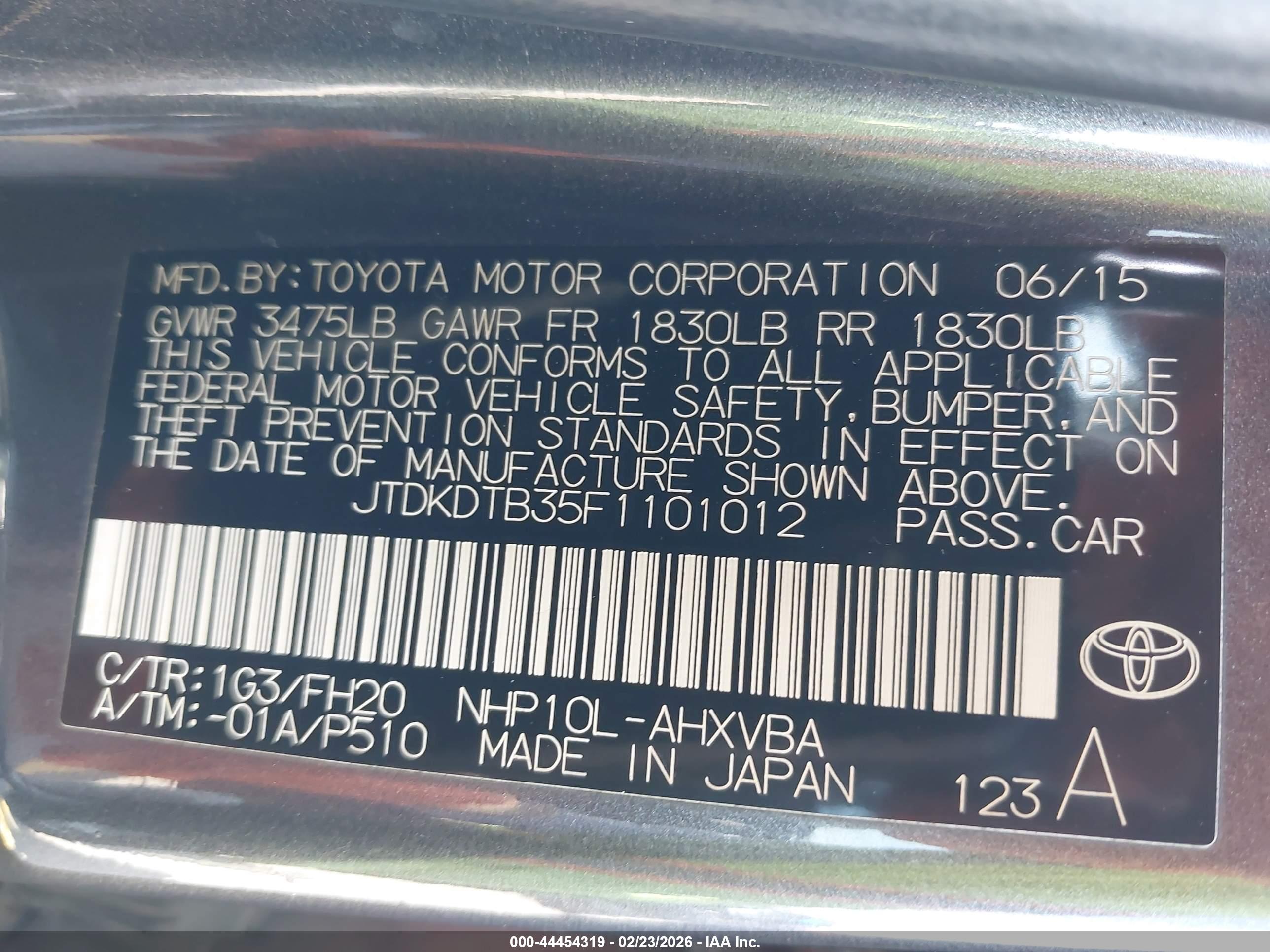TOYOTA PRIUS image 9
