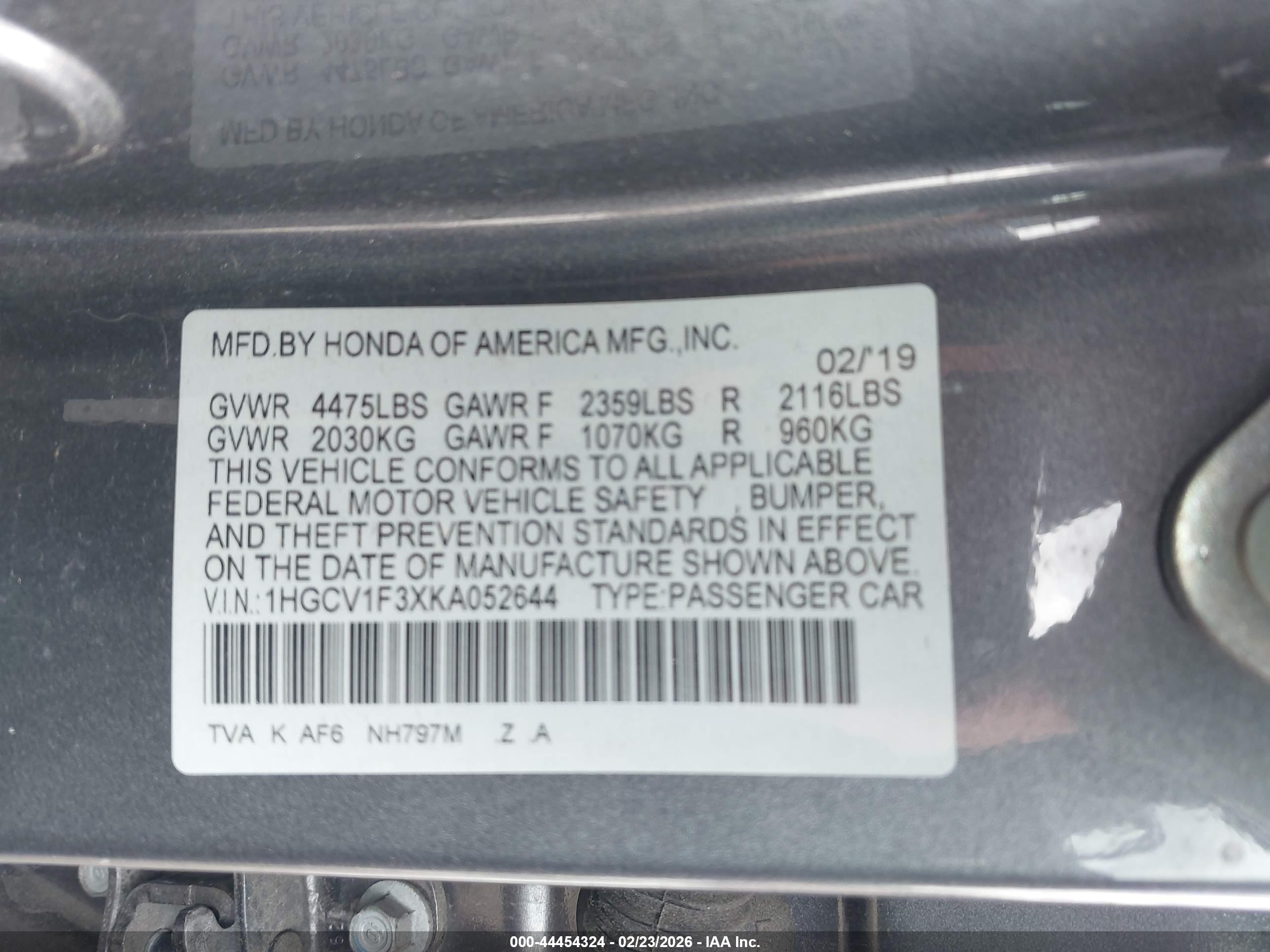 HONDA ACCORD image 9