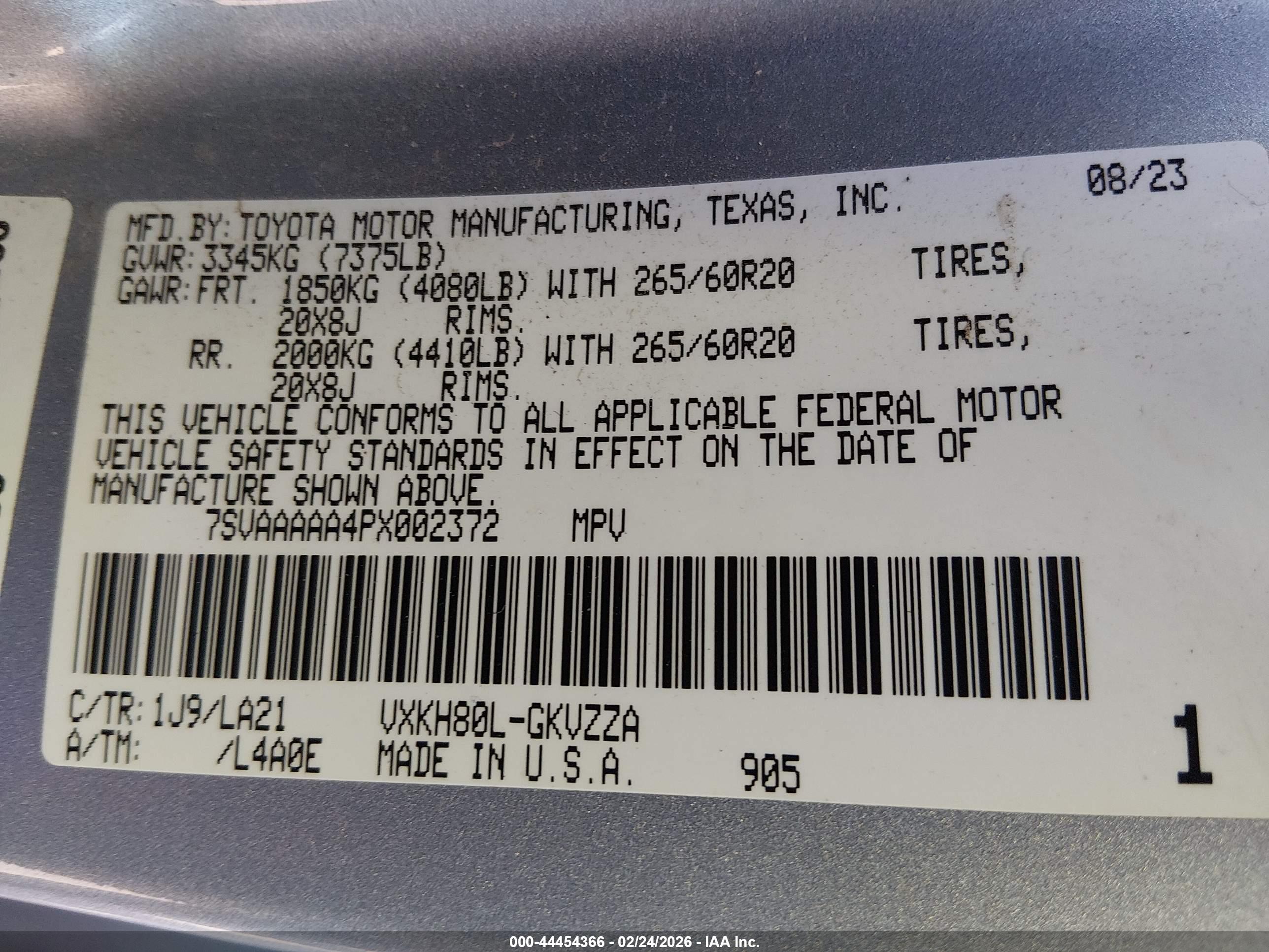 TOYOTA SEQUOIA image 9