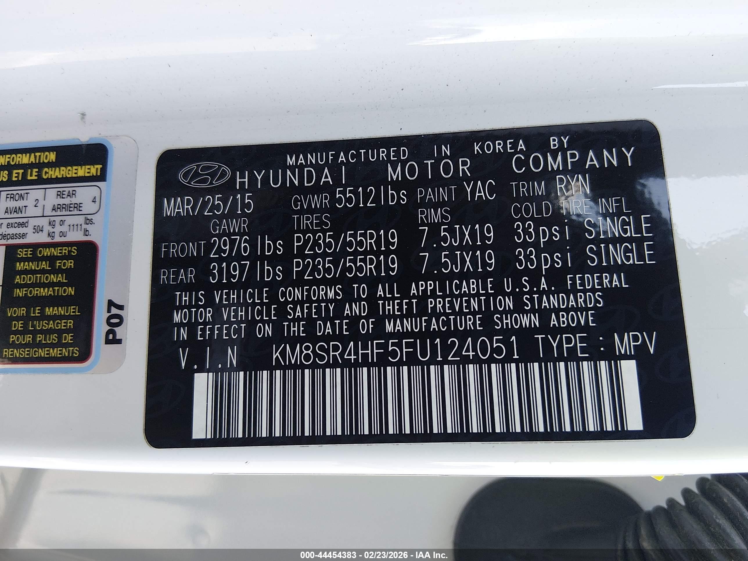 HYUNDAI SANTA image 9