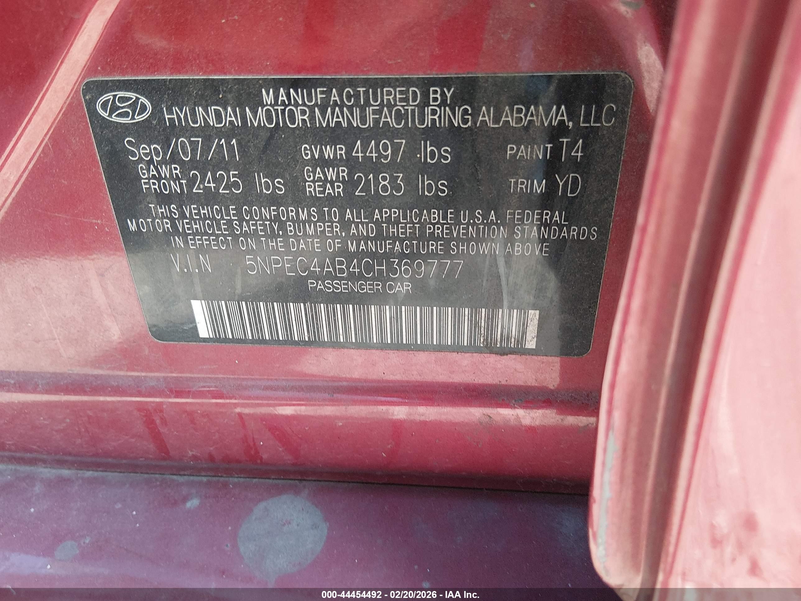 HYUNDAI SONATA image 9