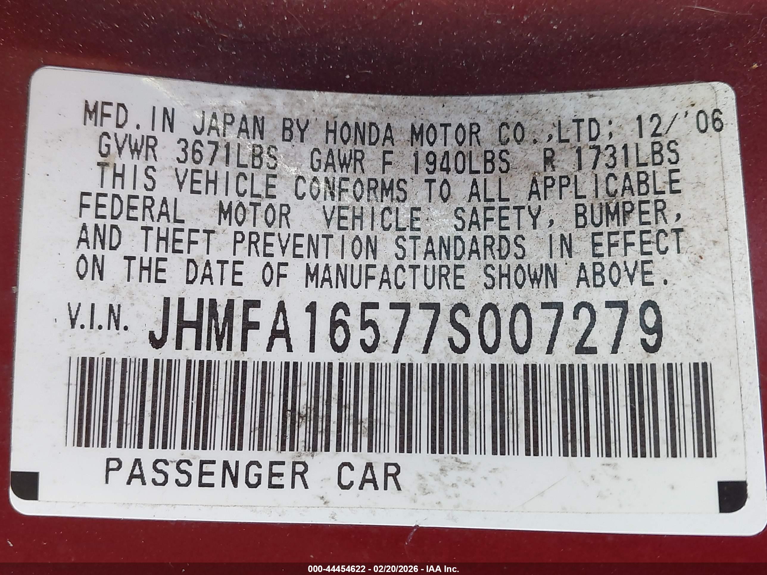 HONDA CIVIC image 9