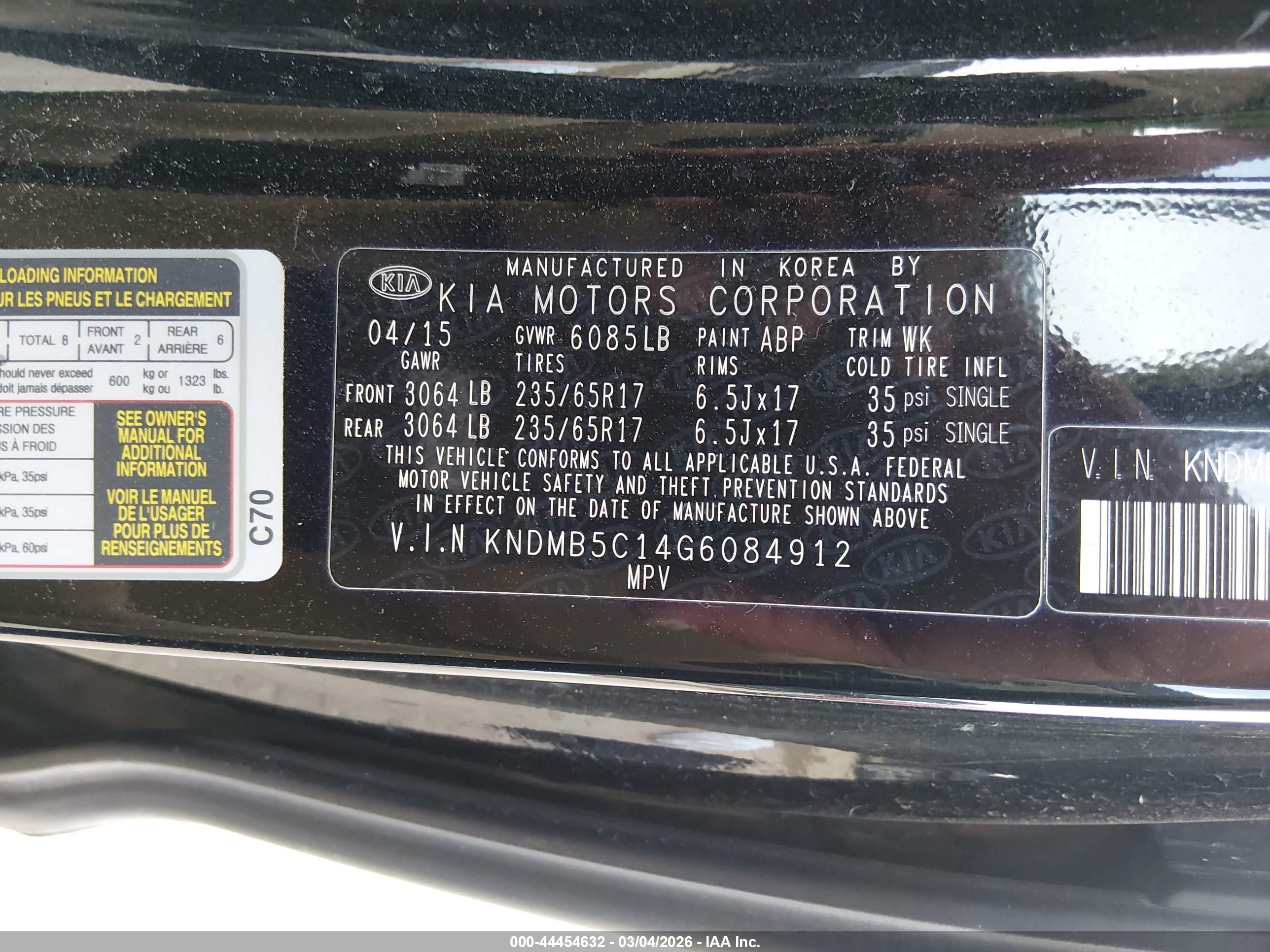 KIA SEDONA image 9