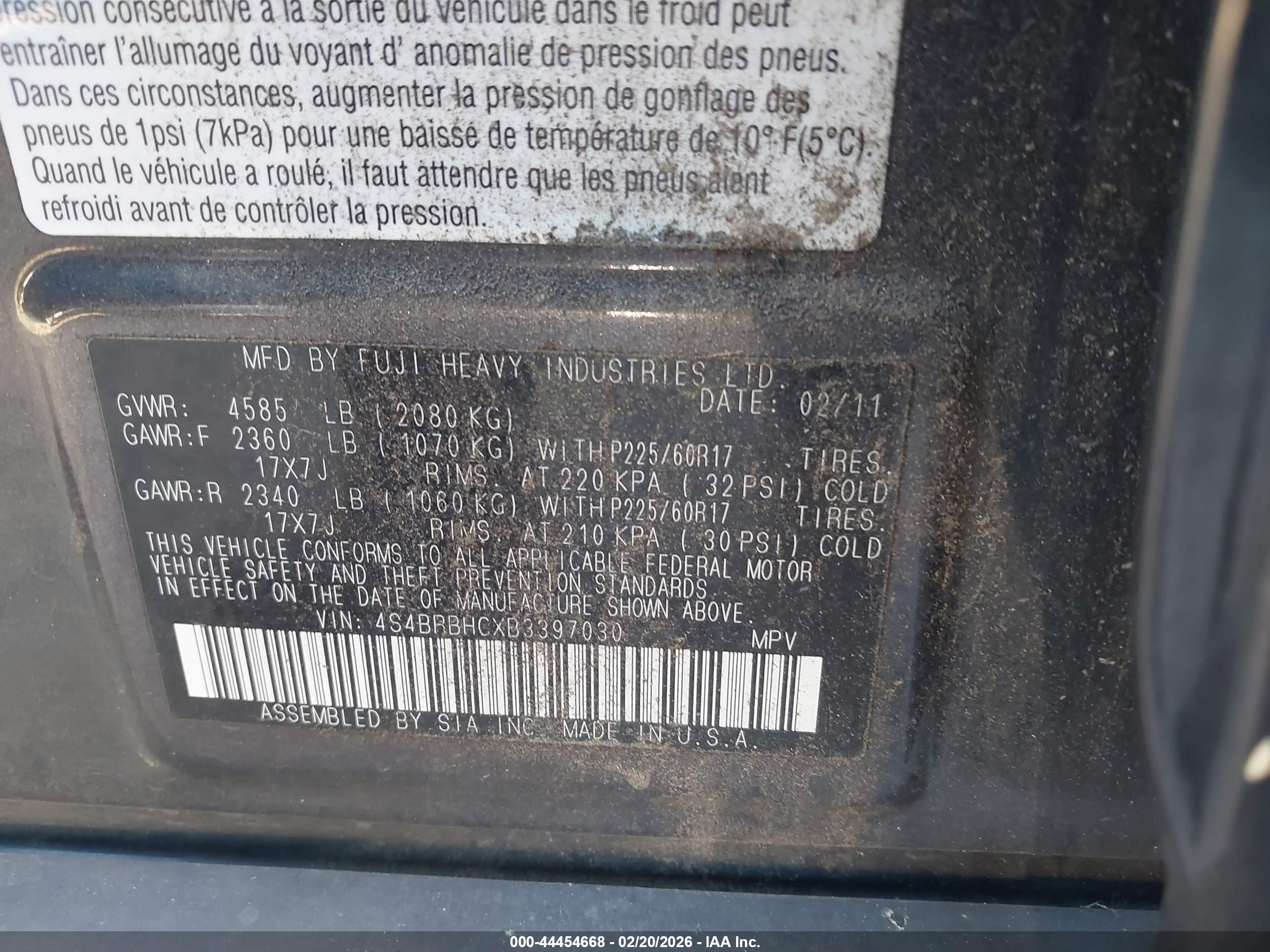 SUBARU OUTBACK image 9