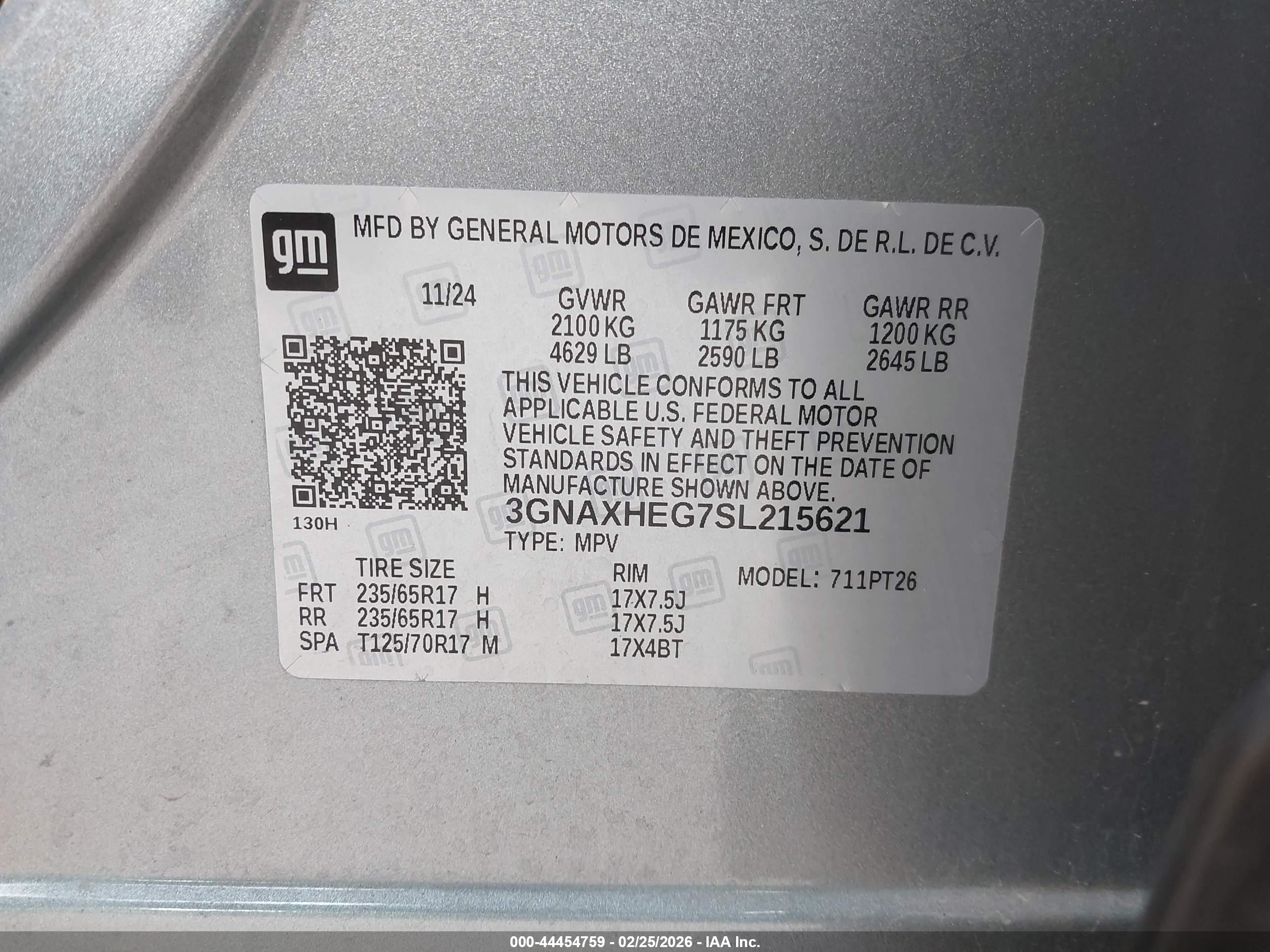 CHEVROLET EQUINOX image 9