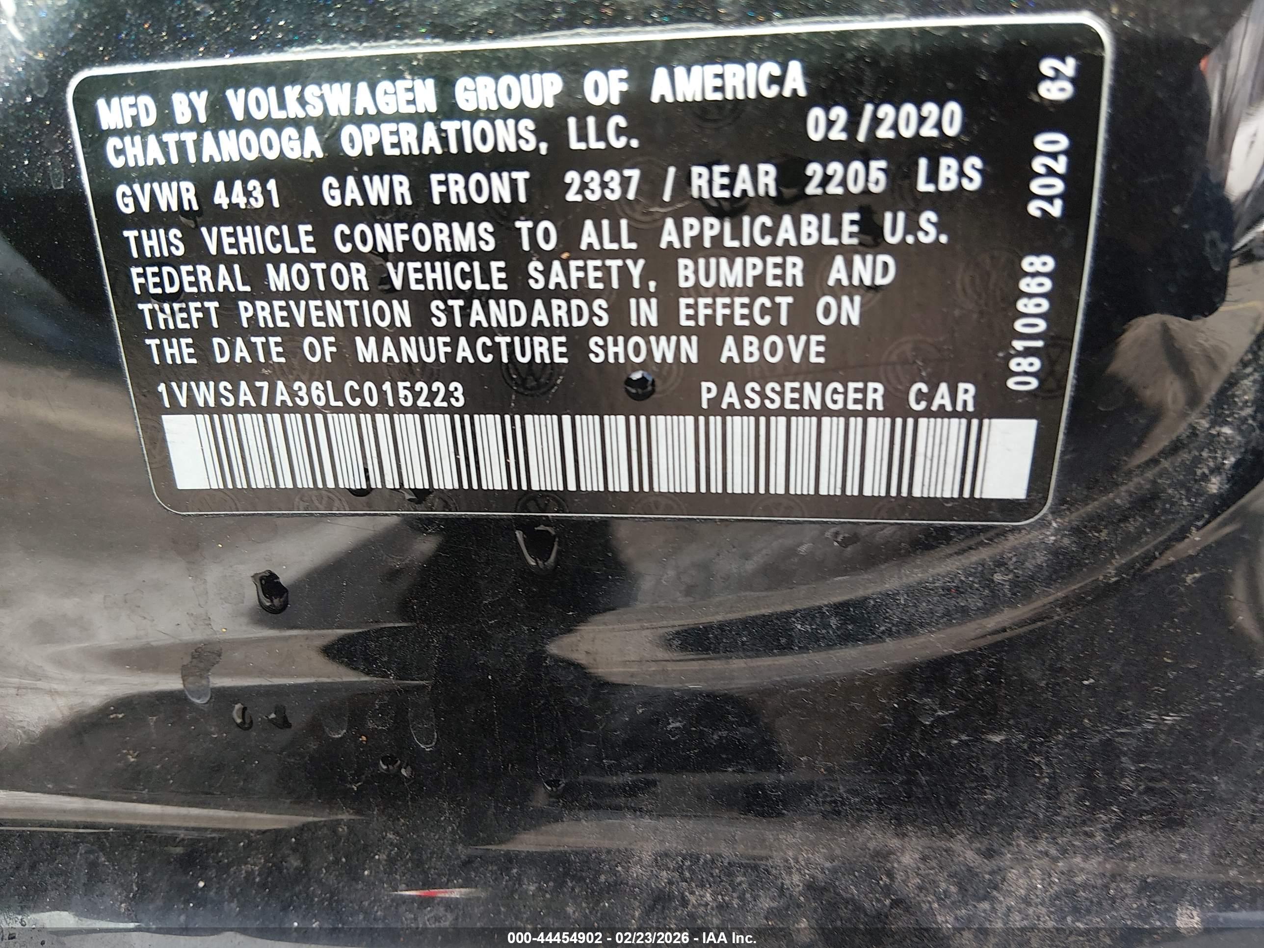 VOLKSWAGEN PASSAT image 9