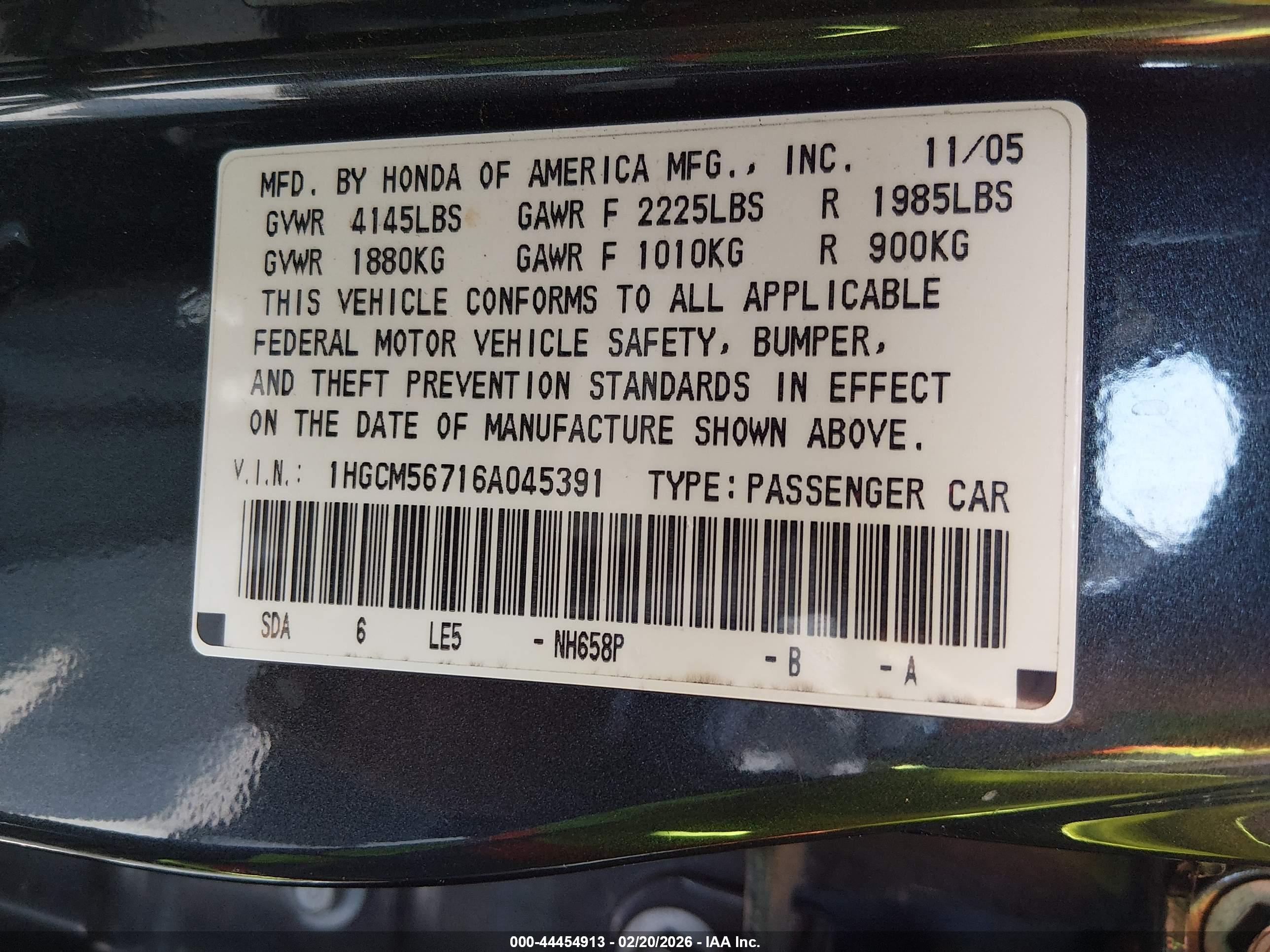 HONDA ACCORD image 9