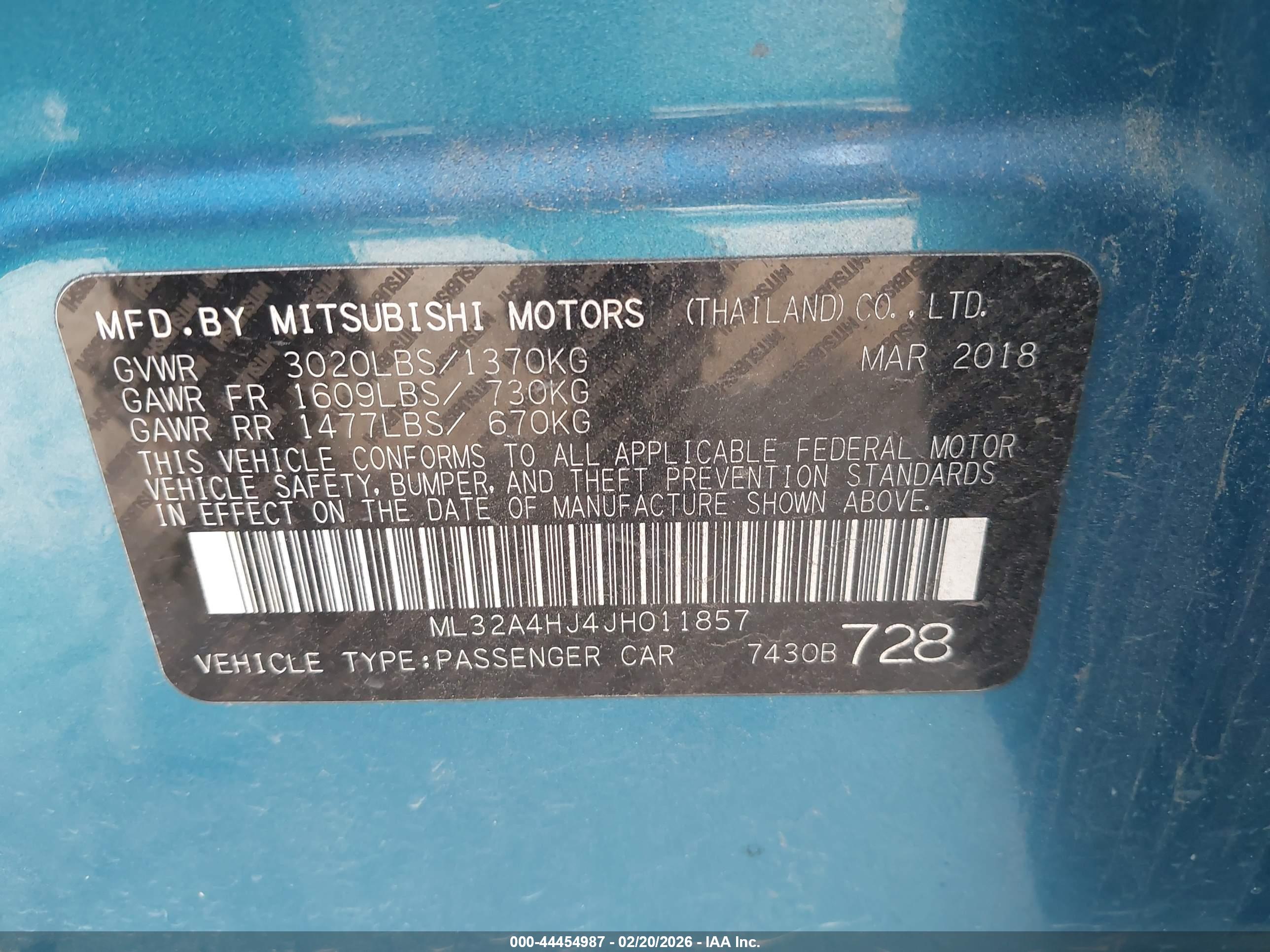 MITSUBISHI MIRAGE image 9